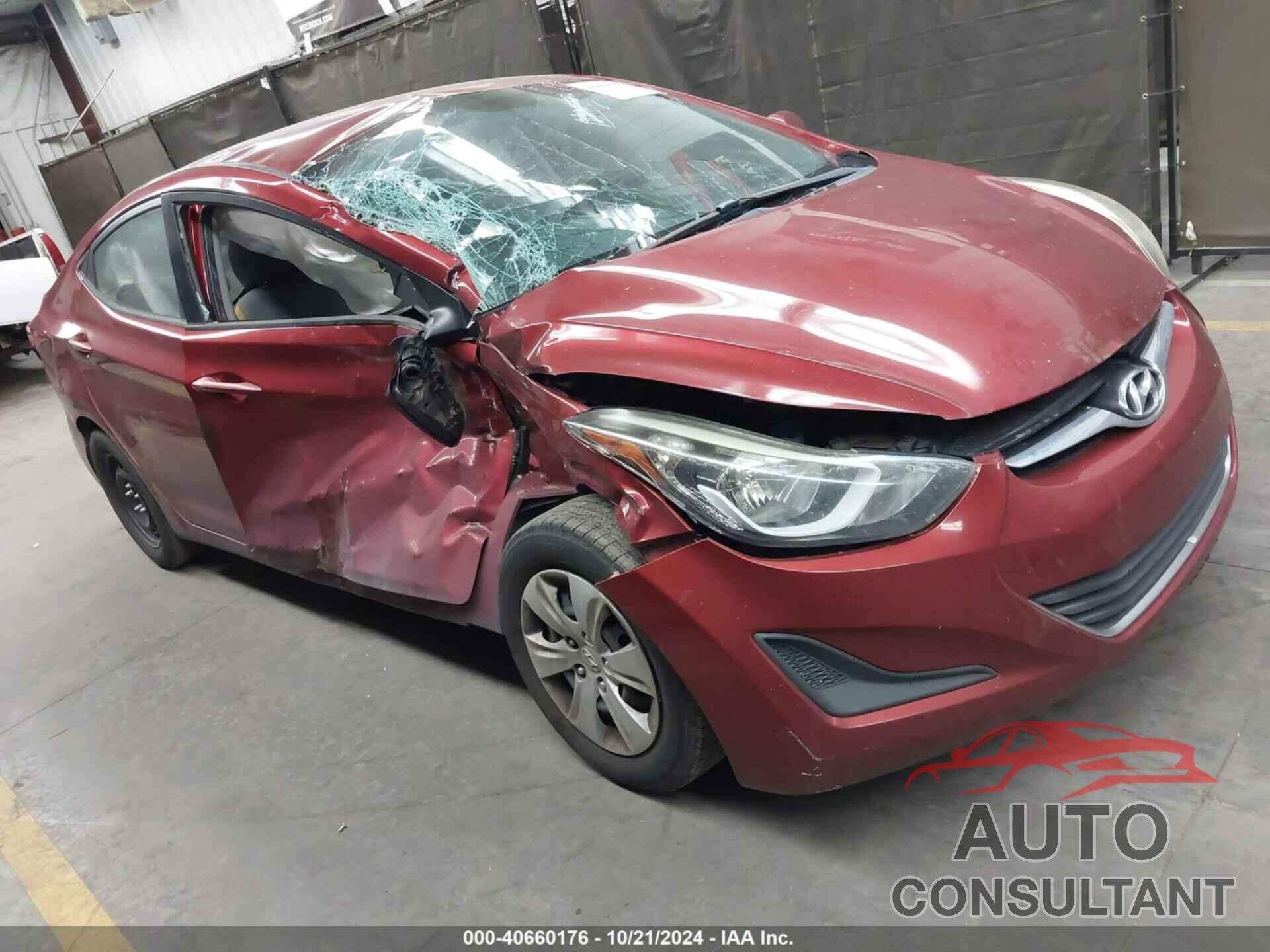 HYUNDAI ELANTRA 2016 - 5NPDH4AE7GH694520