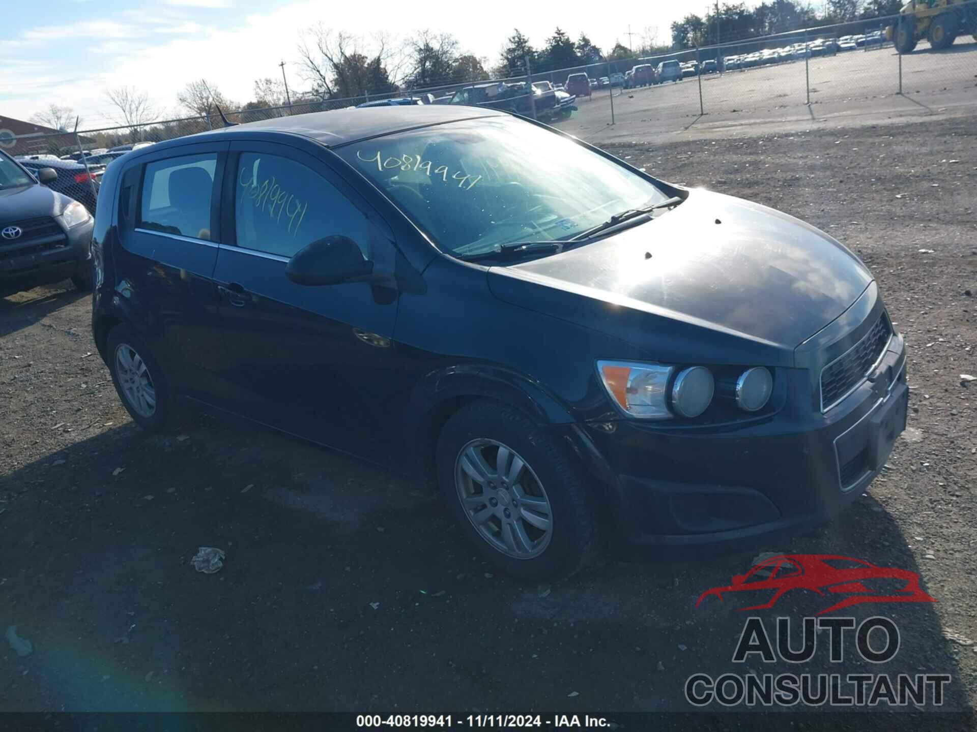 CHEVROLET SONIC 2012 - 1G1JD6SB4C4187632