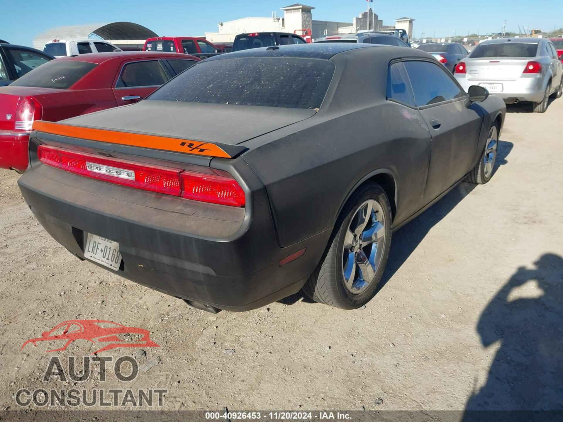 DODGE CHALLENGER 2012 - 2C3CDYBT3CH268634