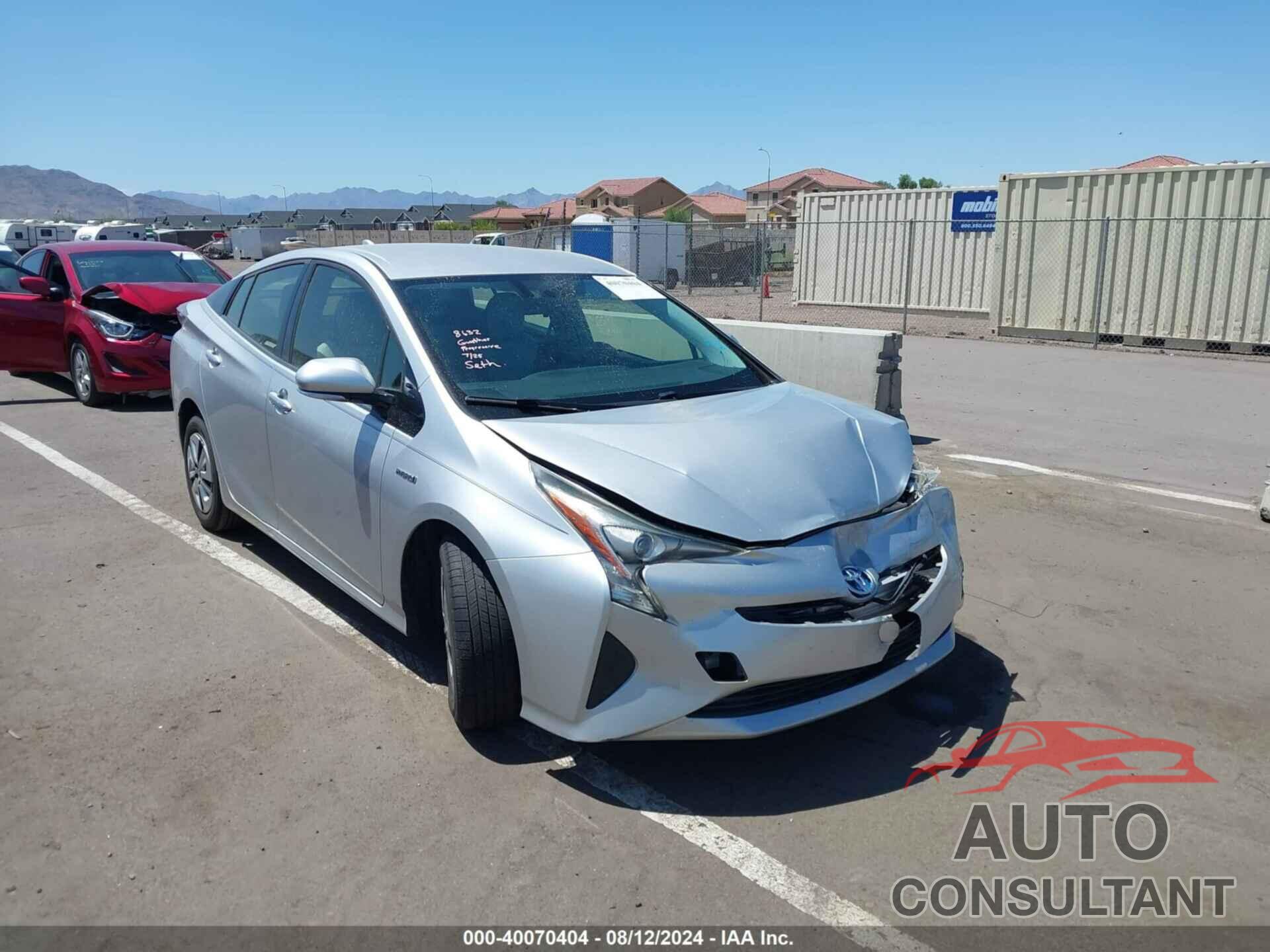 TOYOTA PRIUS 2016 - JTDKARFU6G3503822