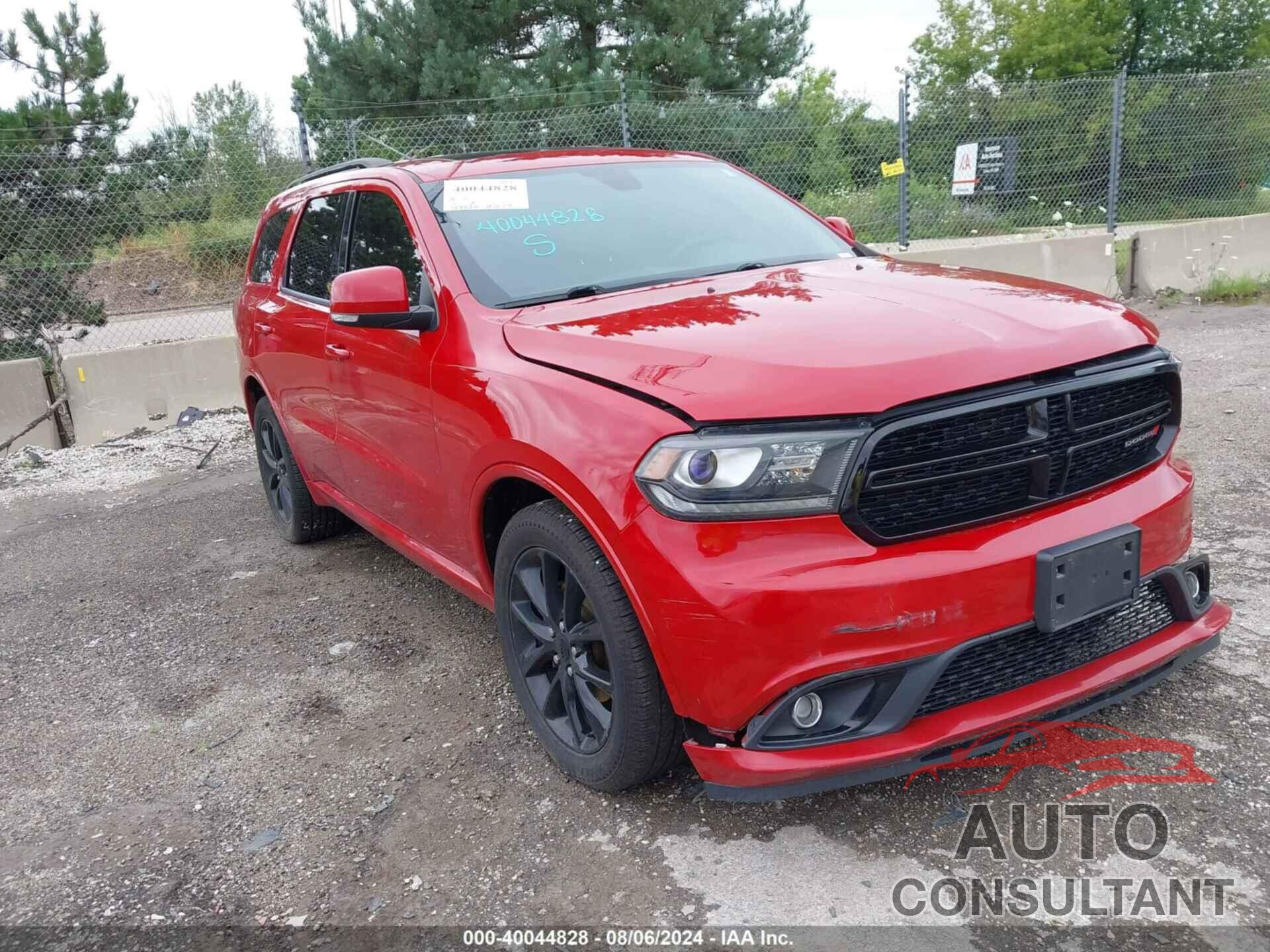 DODGE DURANGO 2017 - 1C4RDJDG9HC839583