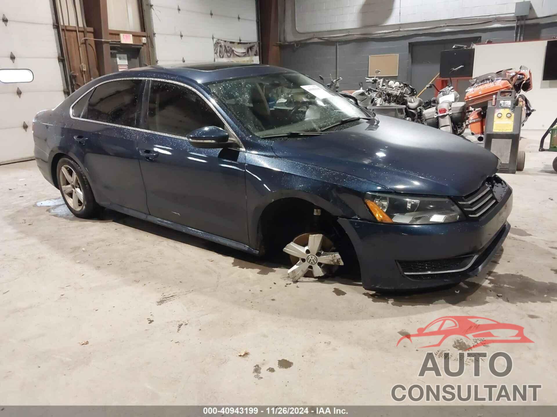 VOLKSWAGEN PASSAT 2012 - 1VWBH7A30CC034085