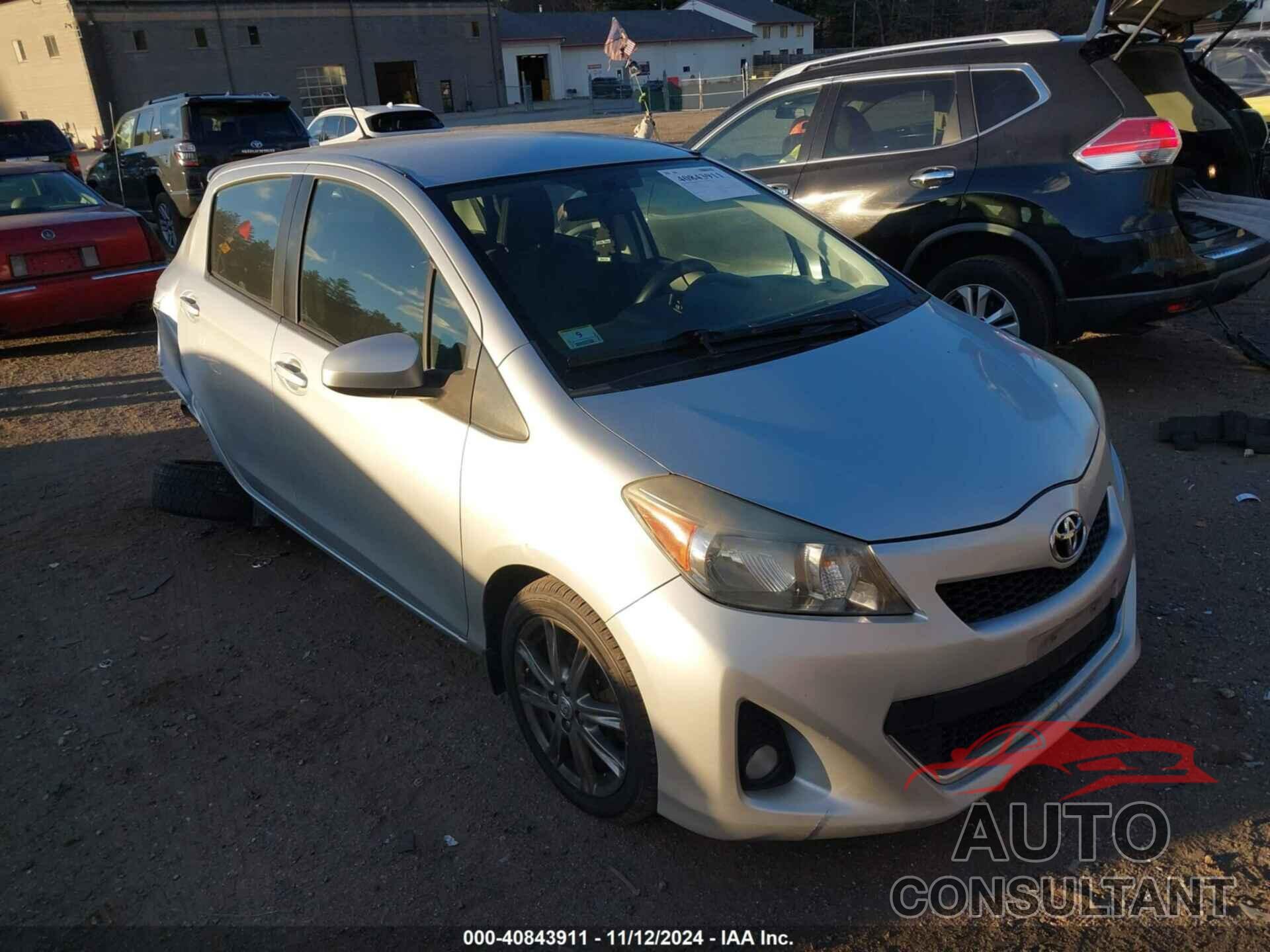 TOYOTA YARIS 2012 - JTDKTUD35CD505587