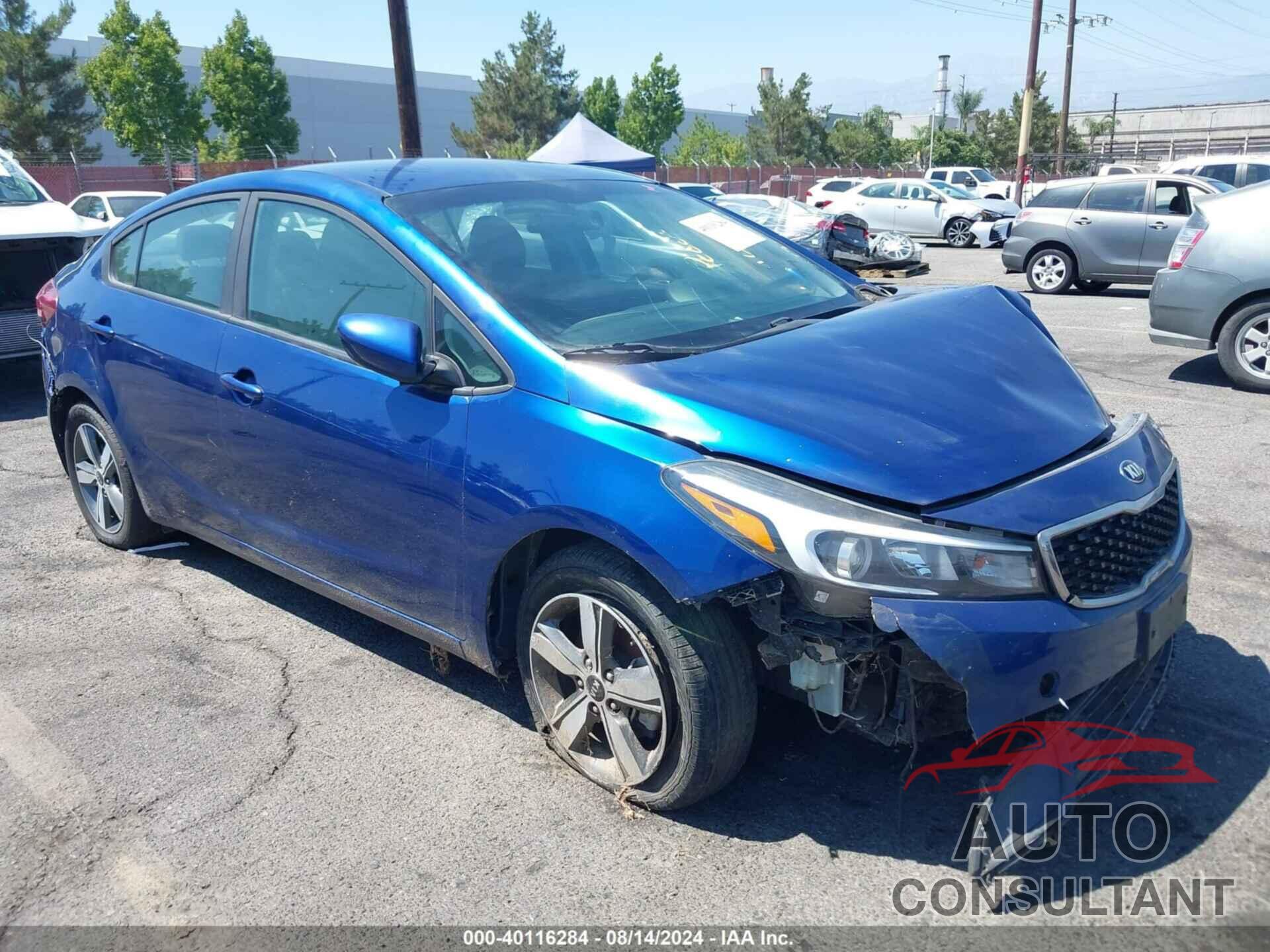 KIA FORTE 2018 - 3KPFL4A74JE261127
