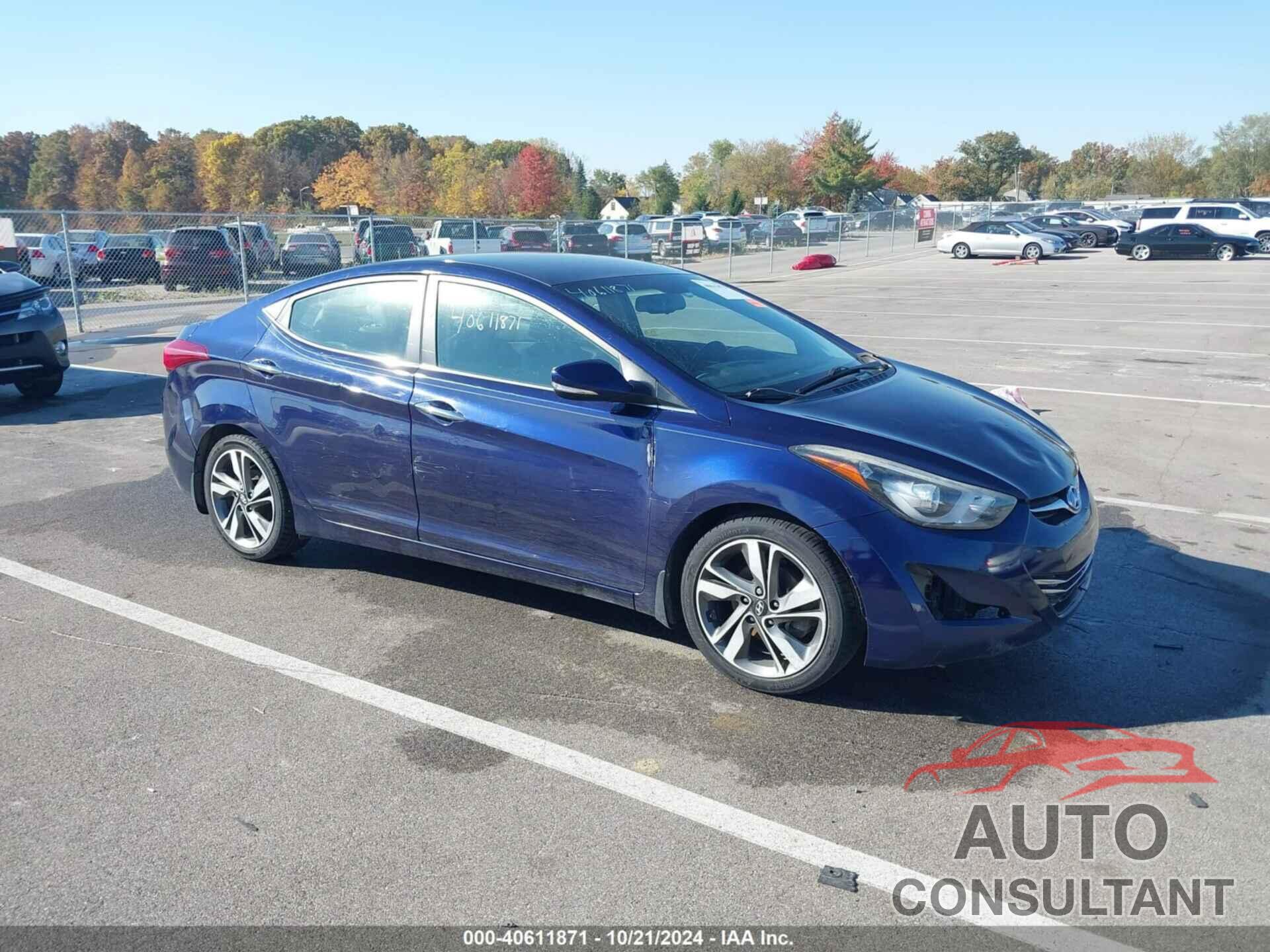 HYUNDAI ELANTRA 2014 - 5NPDH4AE3EH528556