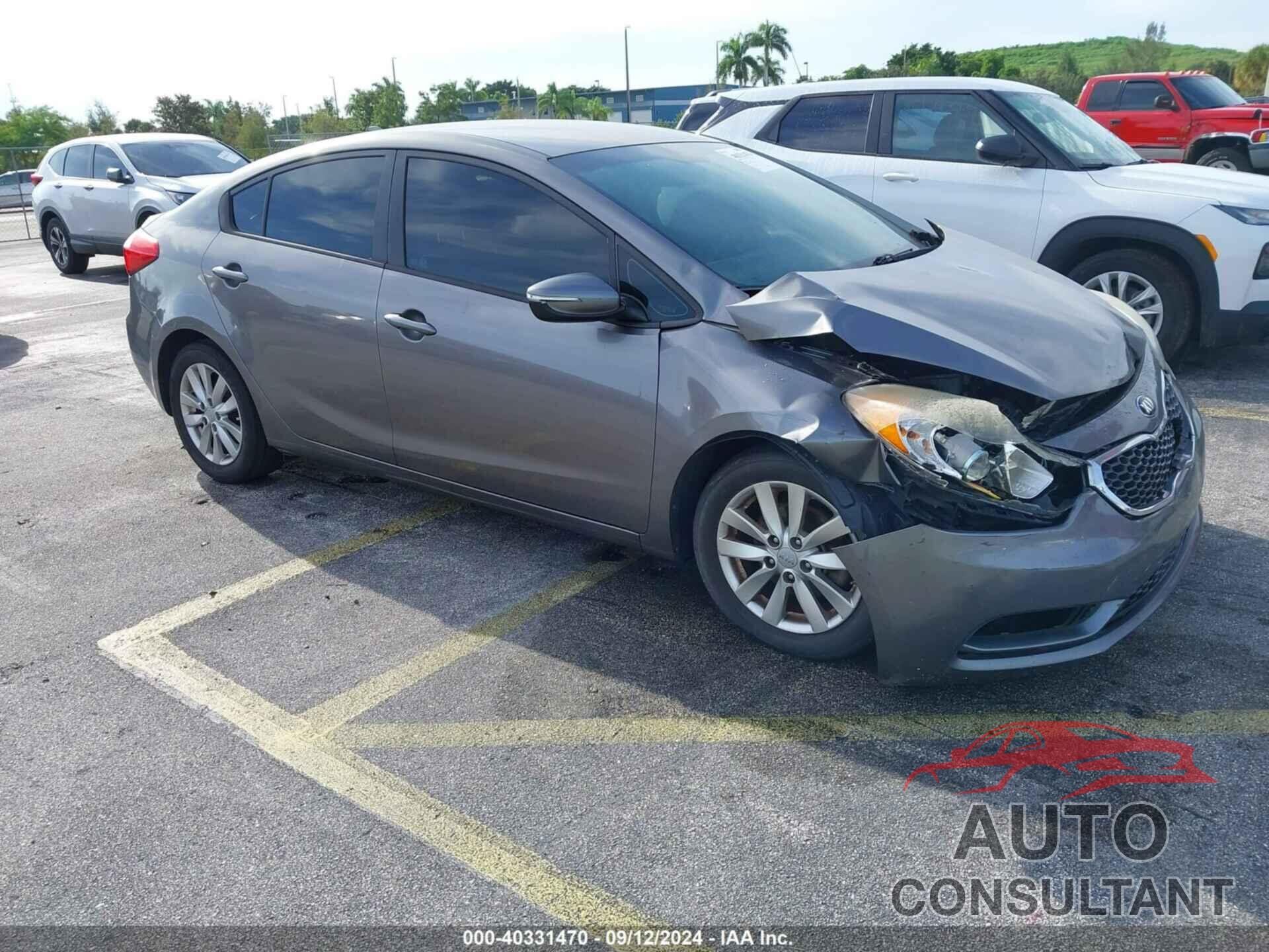 KIA FORTE 2016 - KNAFX4A62G5462098