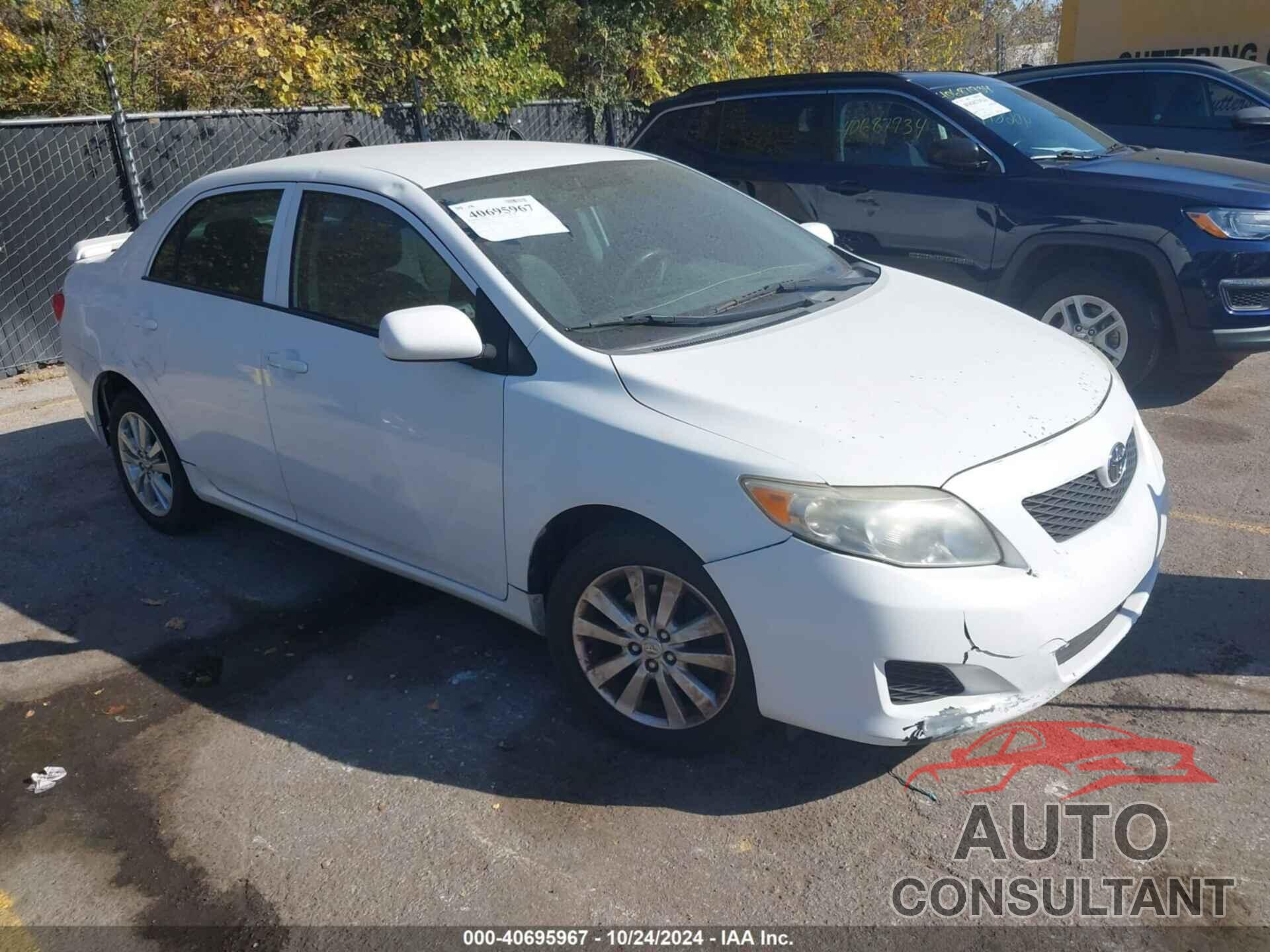 TOYOTA COROLLA 2009 - 1NXBU40EX9Z057002