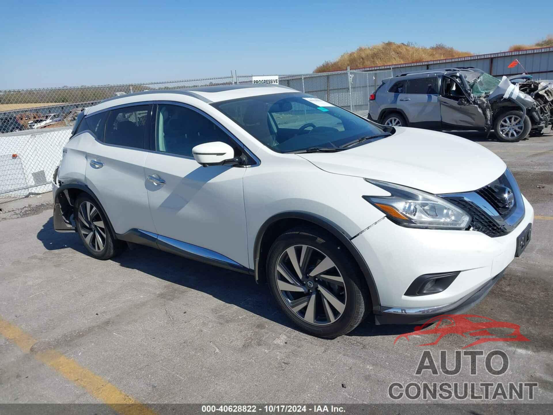 NISSAN MURANO 2018 - 5N1AZ2MH1JN164749