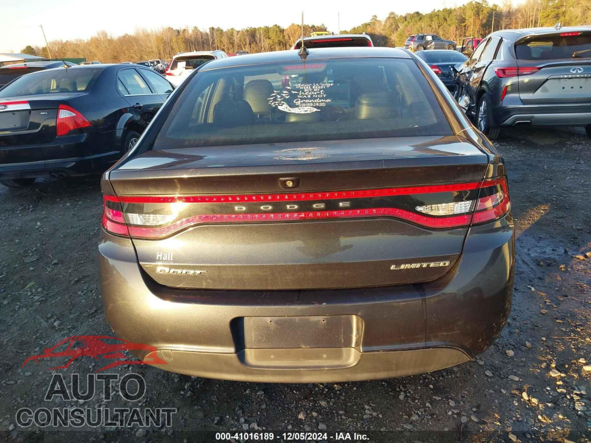 DODGE DART 2013 - 1C3CDFCA5DD201131