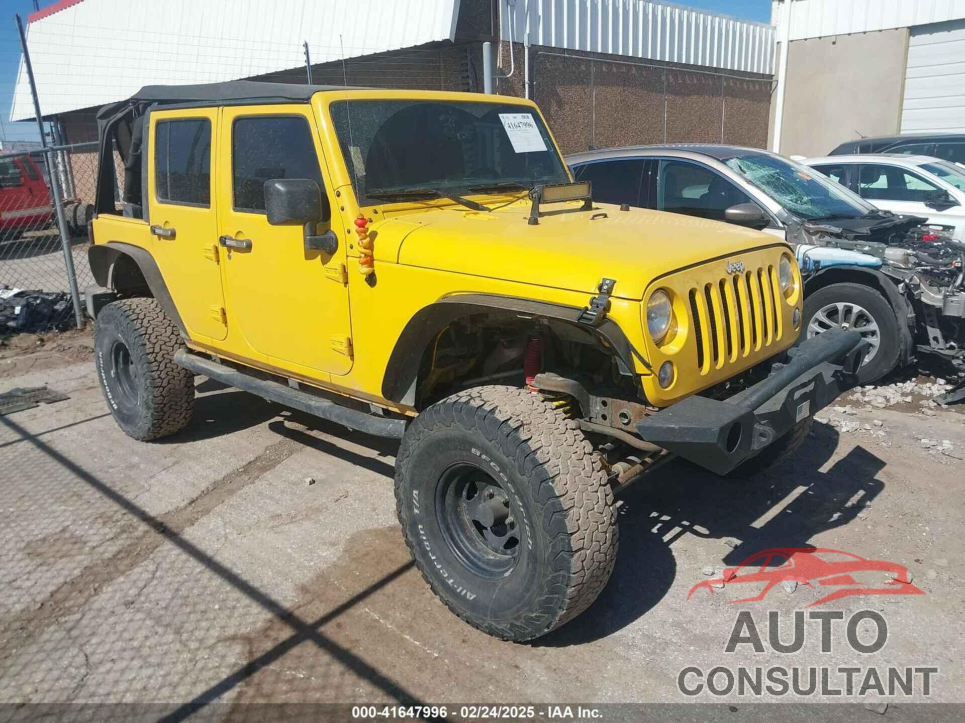 JEEP WRANGLER UNLIMITED 2015 - 1C4BJWDG7FL731287