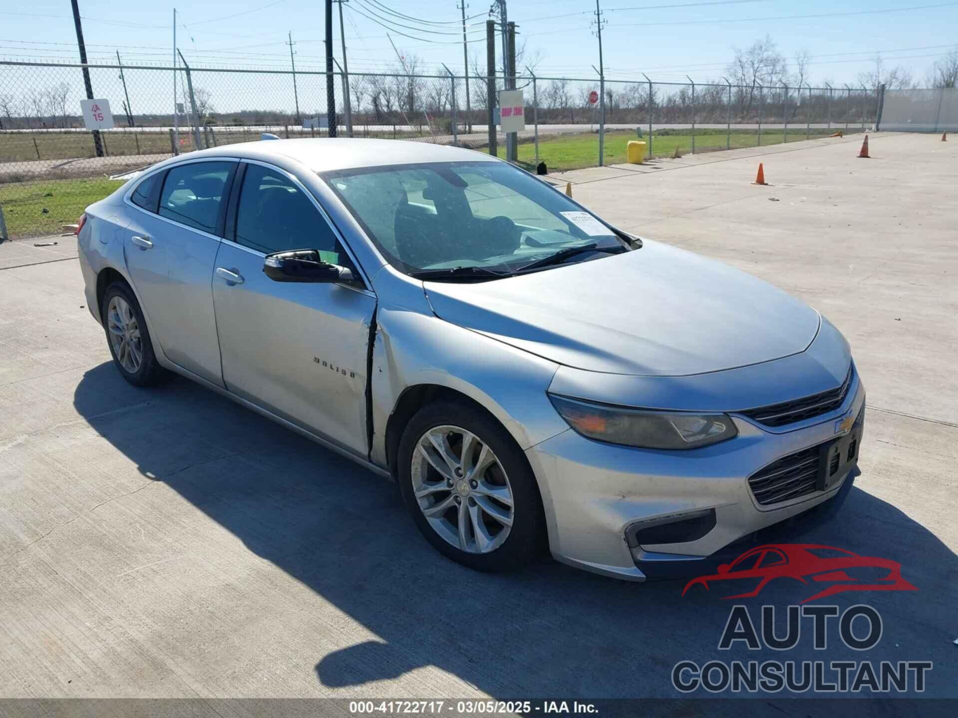 CHEVROLET MALIBU 2016 - 1G1ZE5ST7GF310417