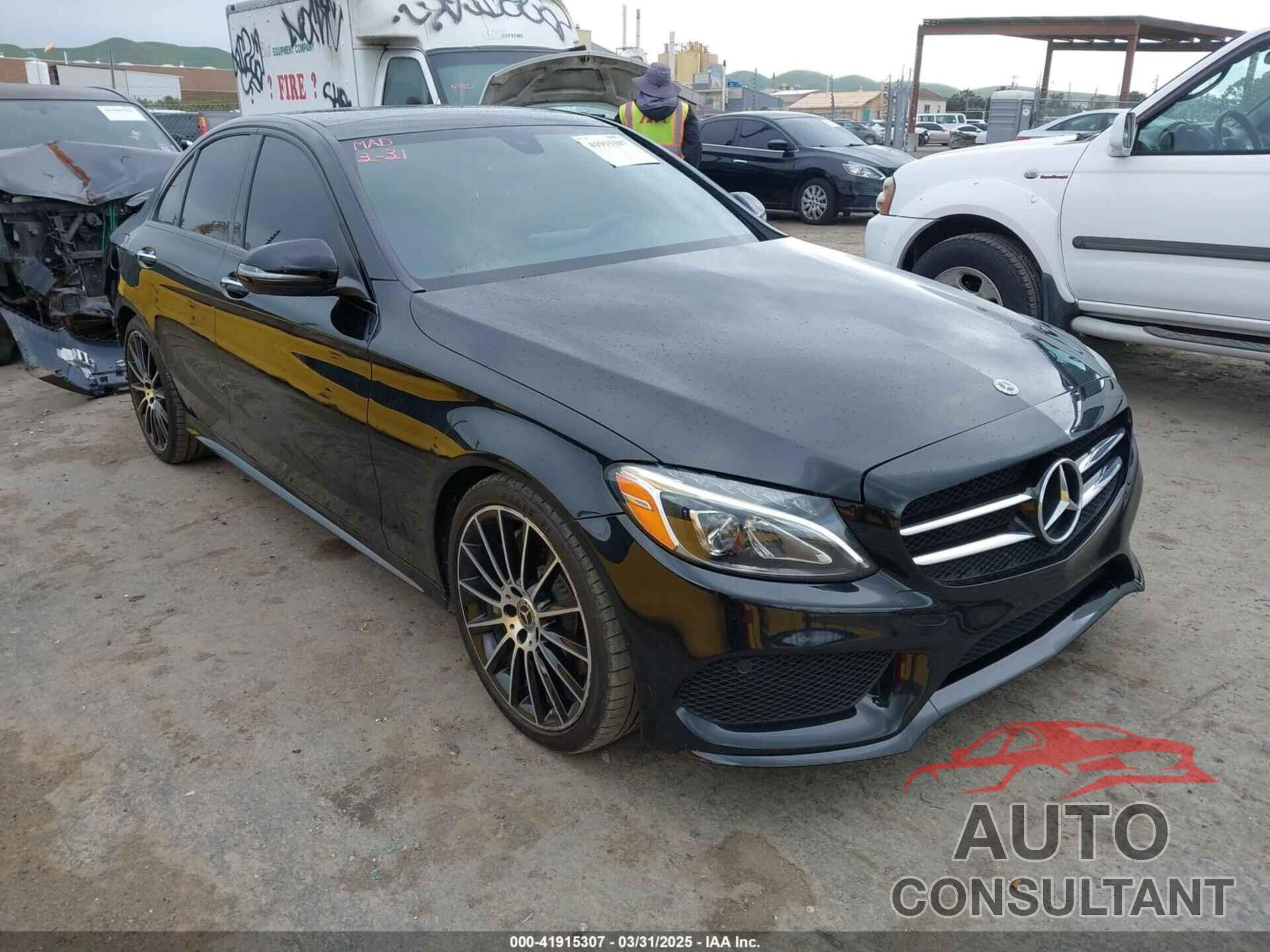 MERCEDES-BENZ C 300 2018 - WDDWF4JB7JR419997