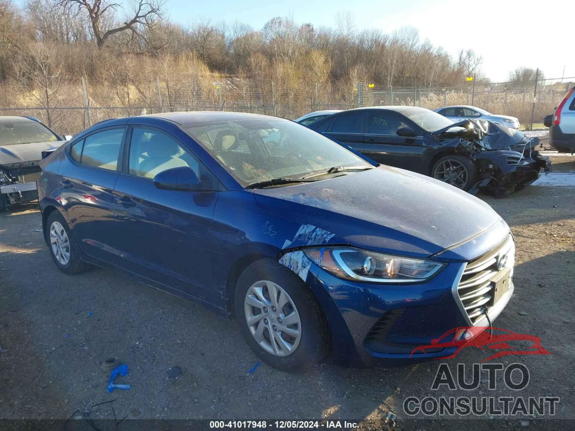 HYUNDAI ELANTRA 2018 - 5NPD74LFXJH359445