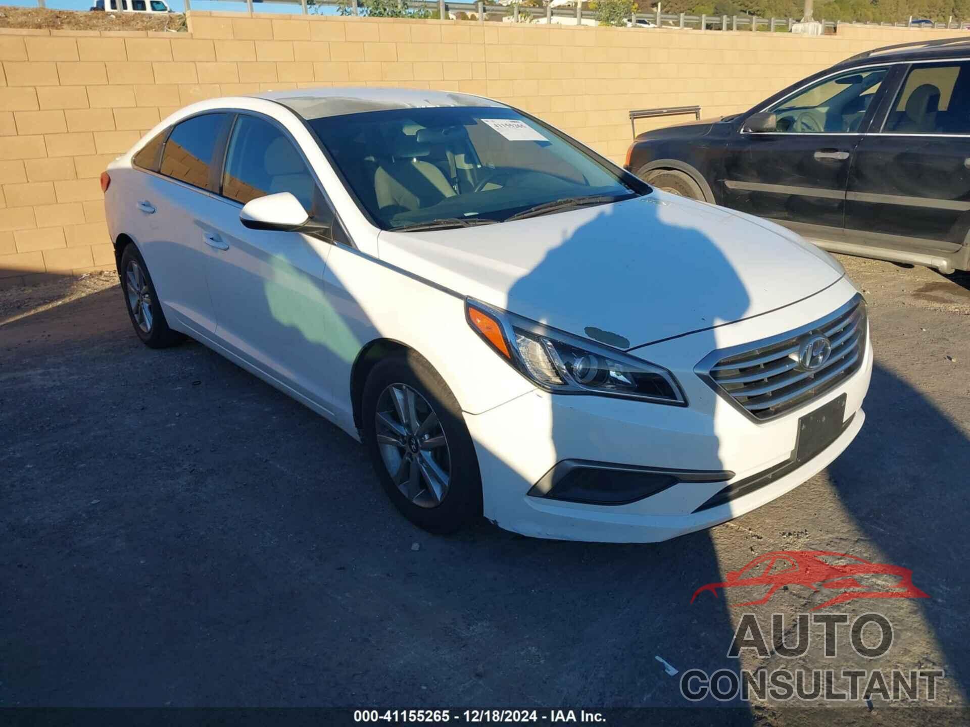 HYUNDAI SONATA 2016 - 5NPE24AF5GH387586