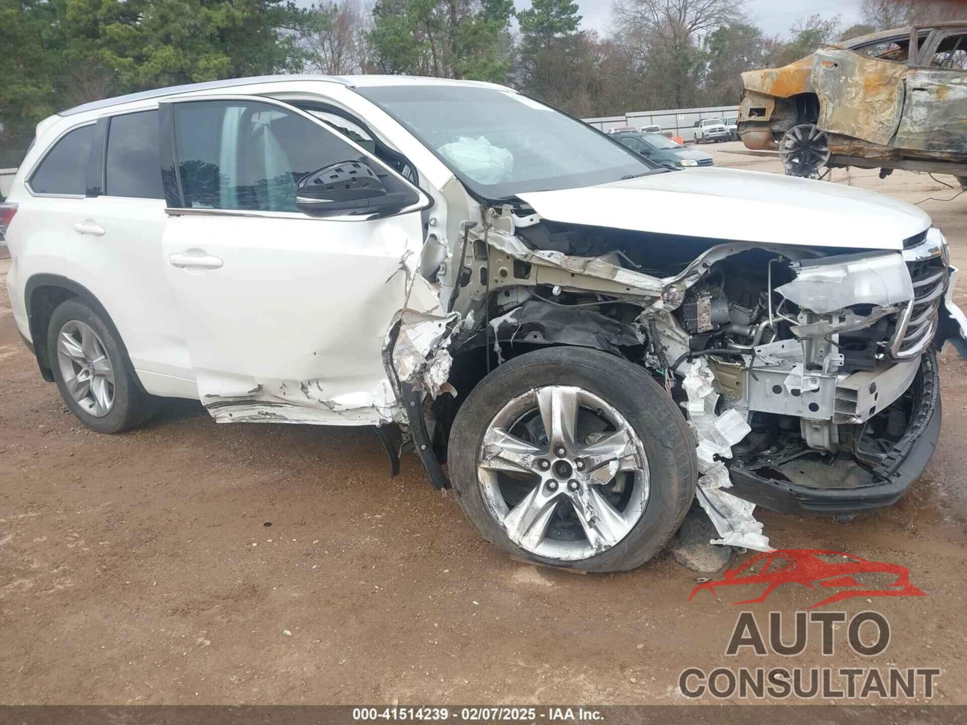 TOYOTA HIGHLANDER 2016 - 5TDYKRFH2GS146776