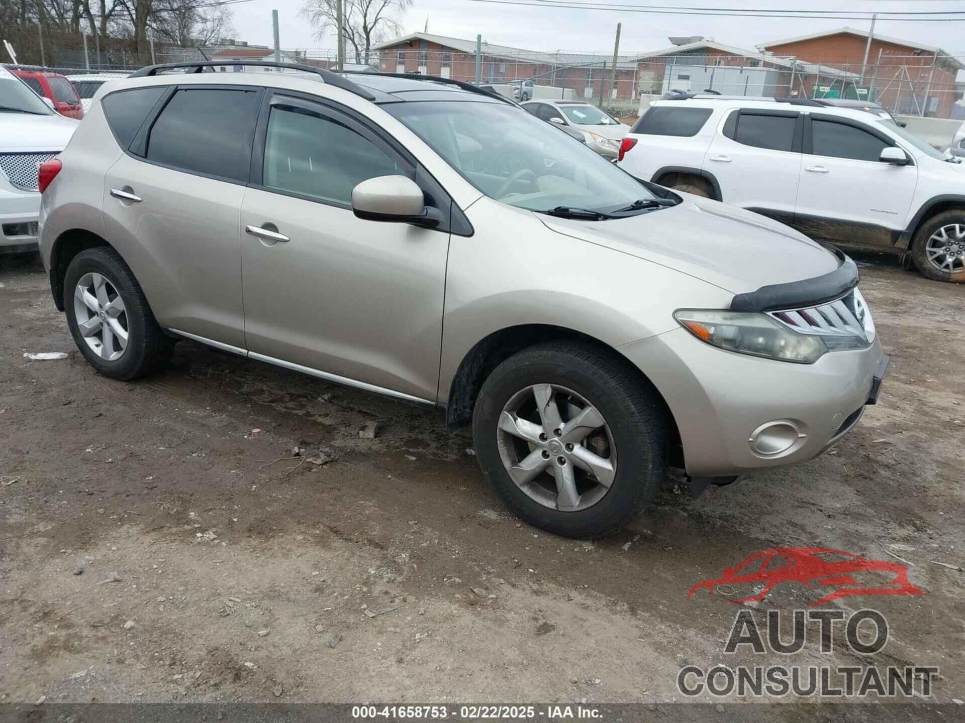 NISSAN MURANO 2010 - JN8AZ1MW3AW140237