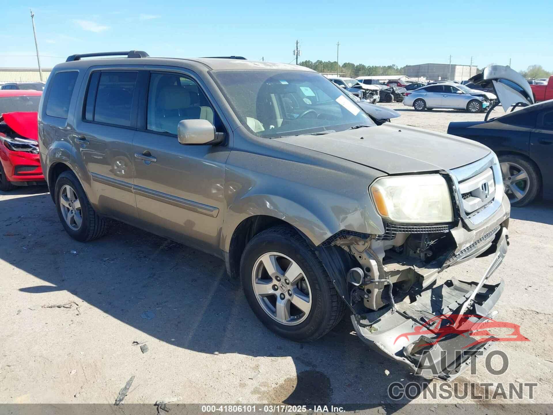 HONDA PILOT 2010 - 5FNYF4H56AB001911
