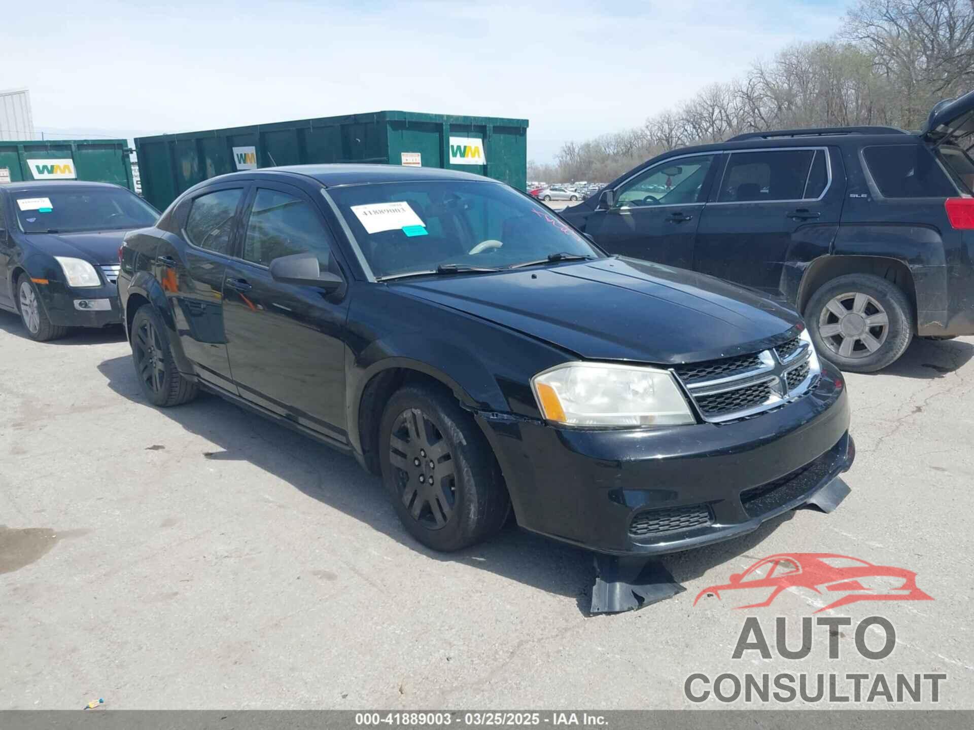 DODGE AVENGER 2013 - 1C3CDZABXDN540331