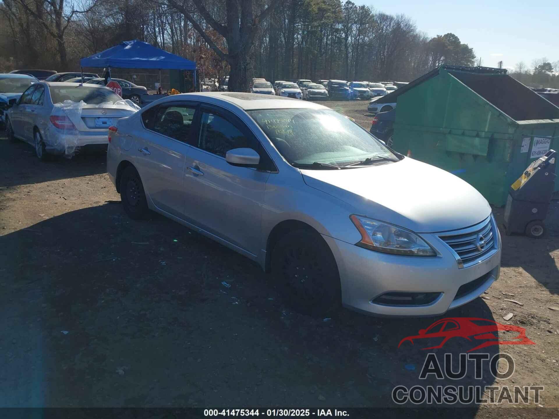 NISSAN SENTRA 2013 - 3N1AB7AP3DL680507