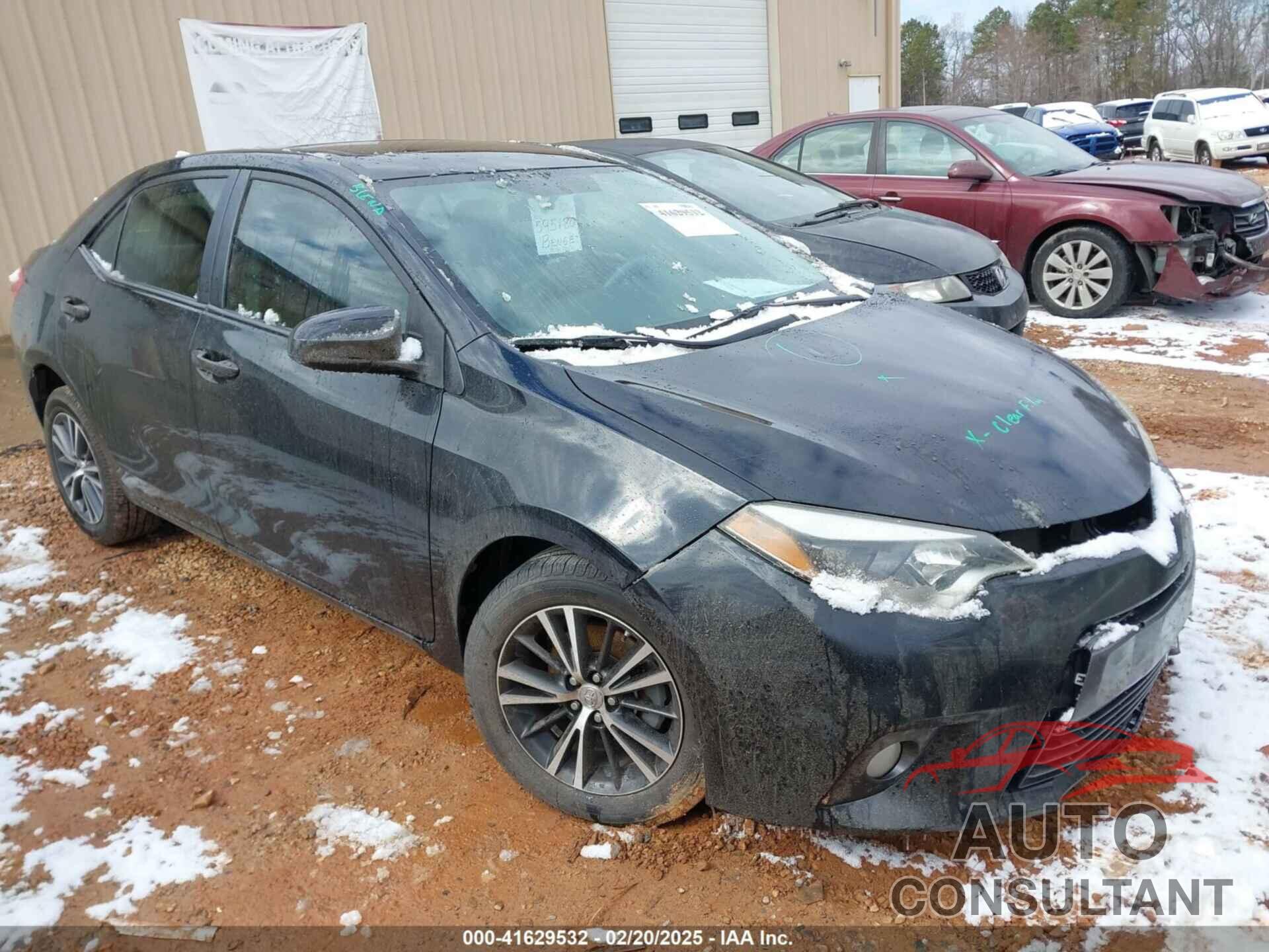 TOYOTA COROLLA 2016 - 2T1BURHE1GC688110