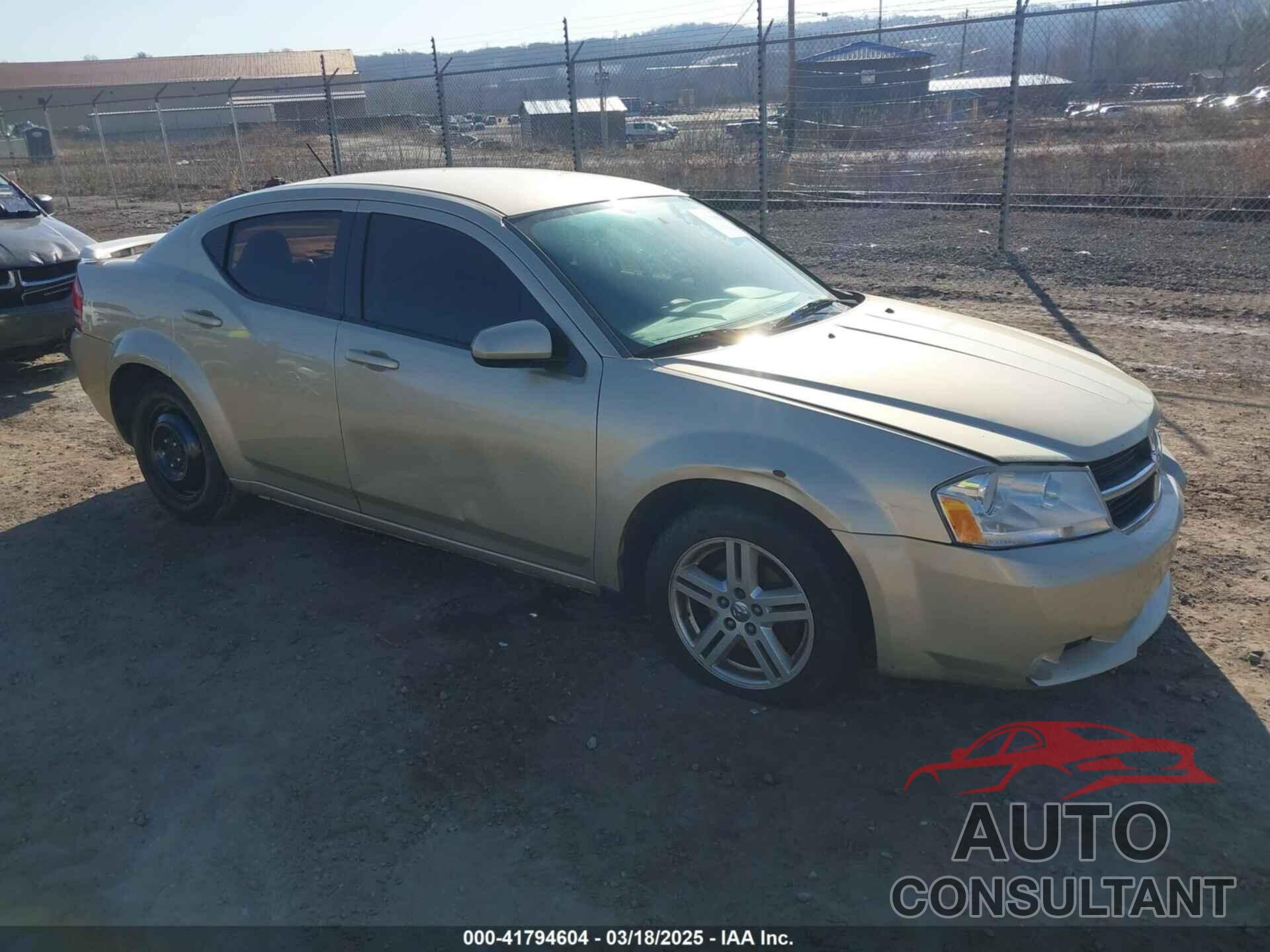 DODGE AVENGER 2010 - 1B3CC5FB5AN206267