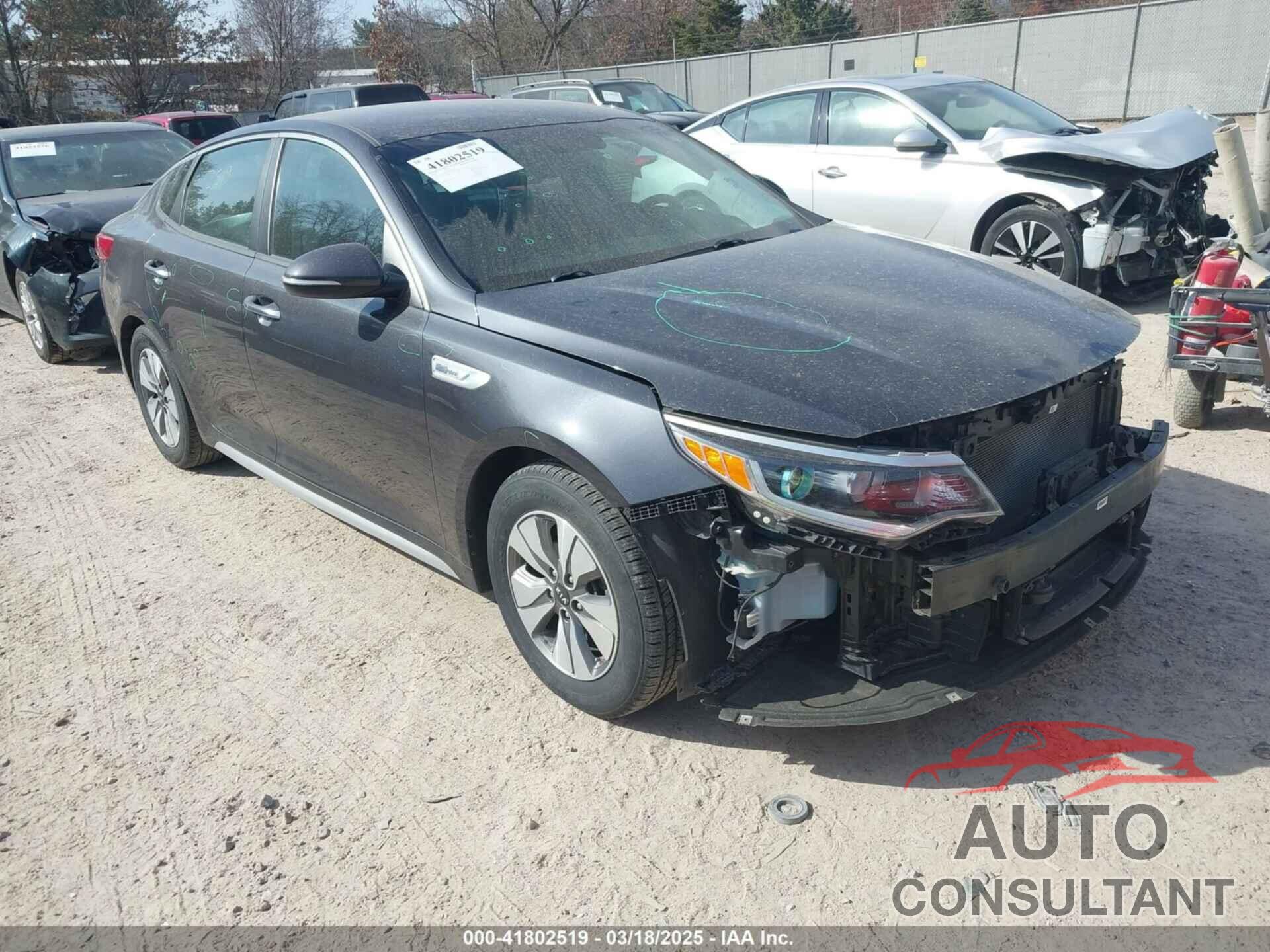 KIA OPTIMA HYBRID 2017 - KNAGT4LE1H5014411