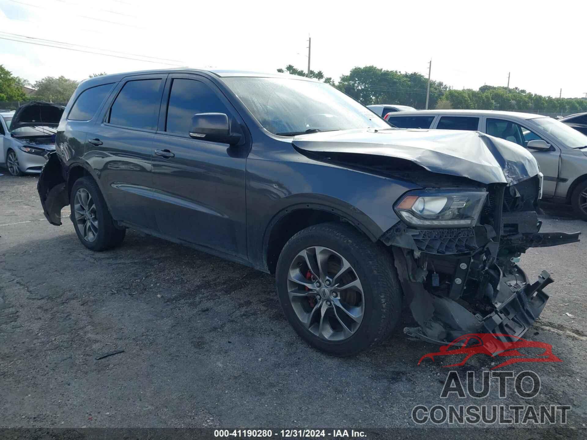 DODGE DURANGO 2019 - 1C4RDHDGXKC647430