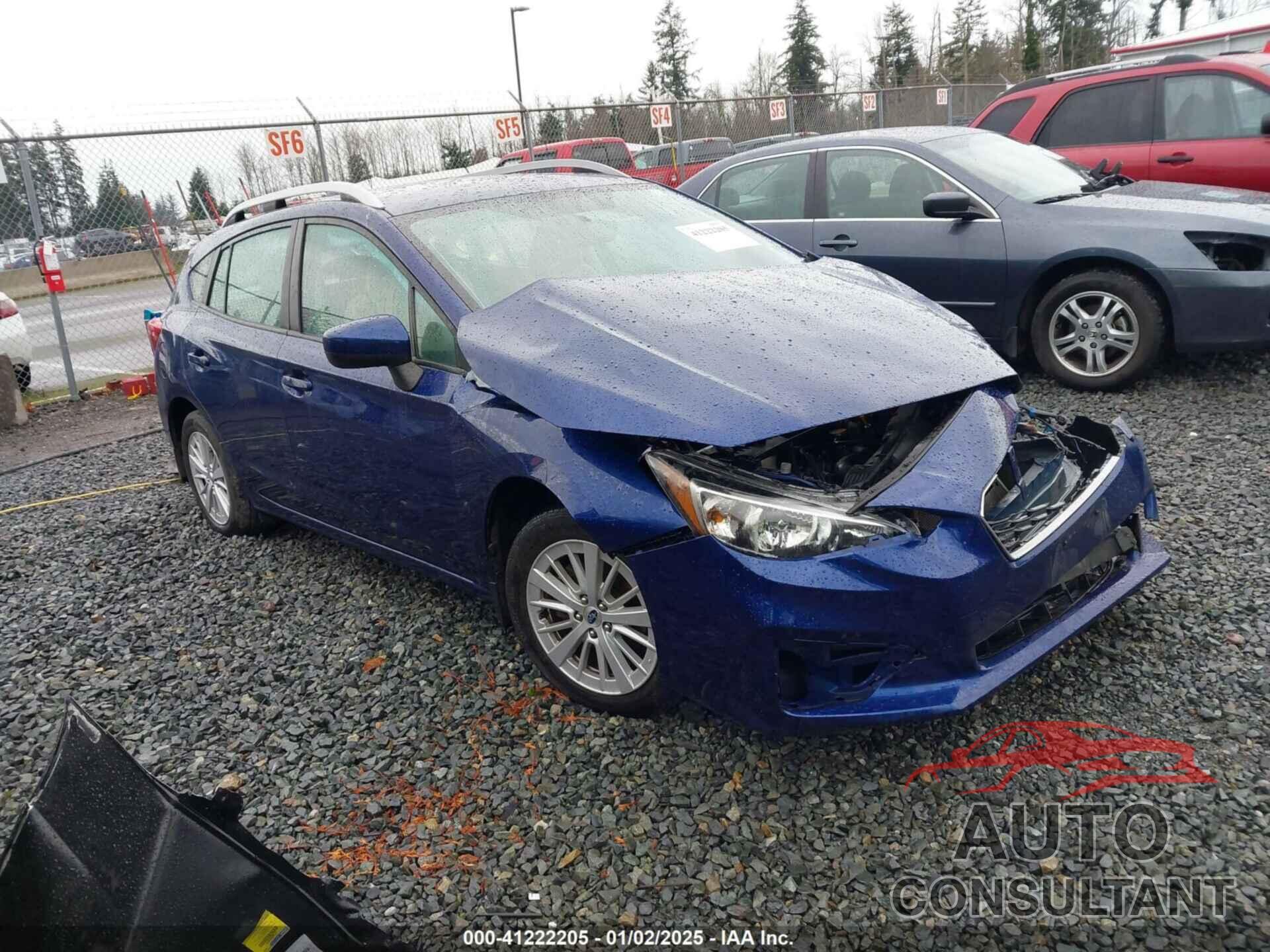 SUBARU IMPREZA 2018 - 4S3GTAB62J3733938
