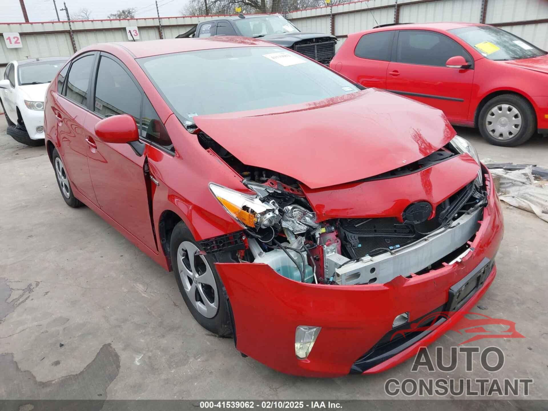 TOYOTA PRIUS 2012 - JTDKN3DU3C5396439
