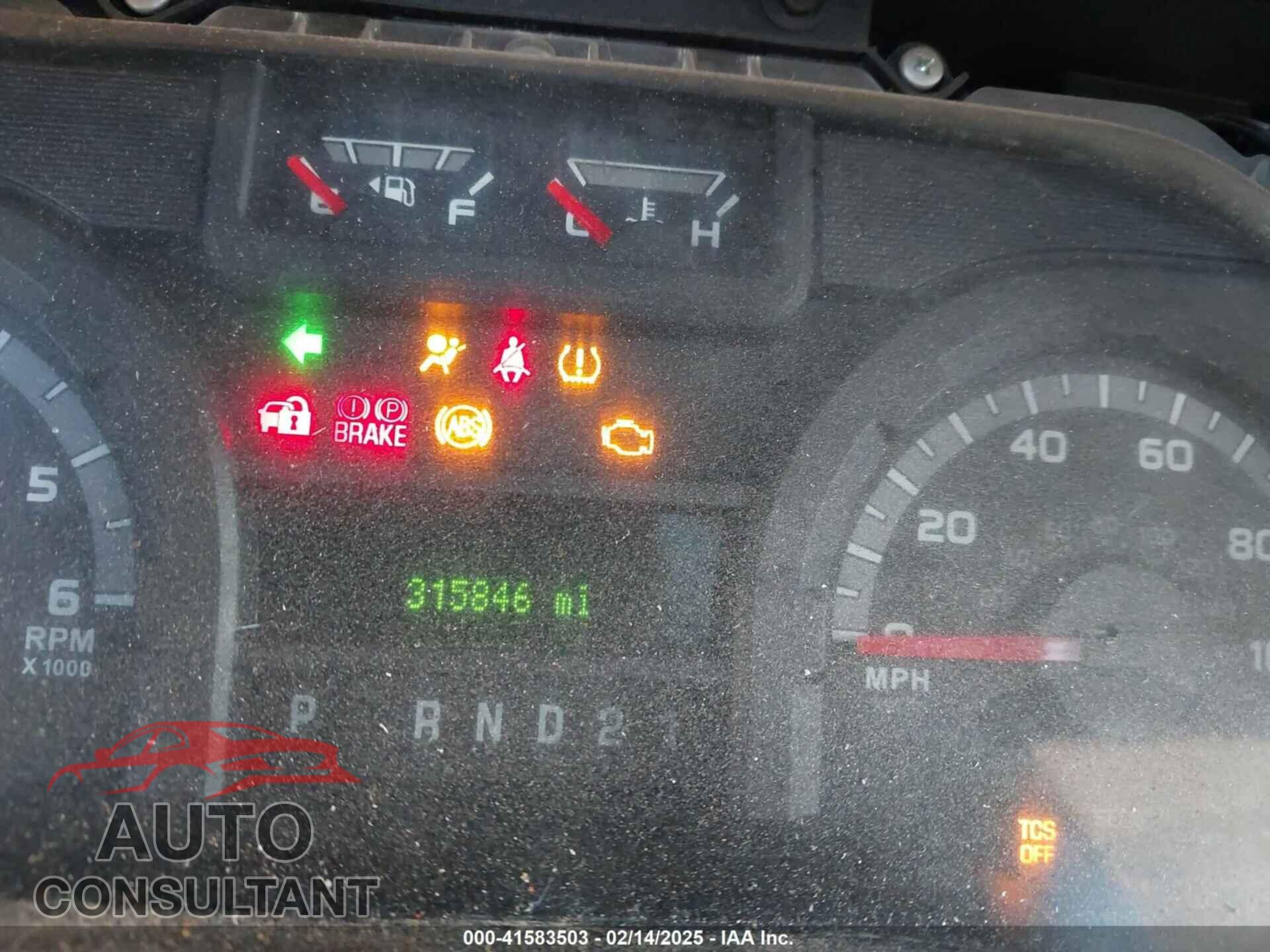 FORD E-350 SUPER DUTY 2013 - 1FBSS3BL5DDA43280