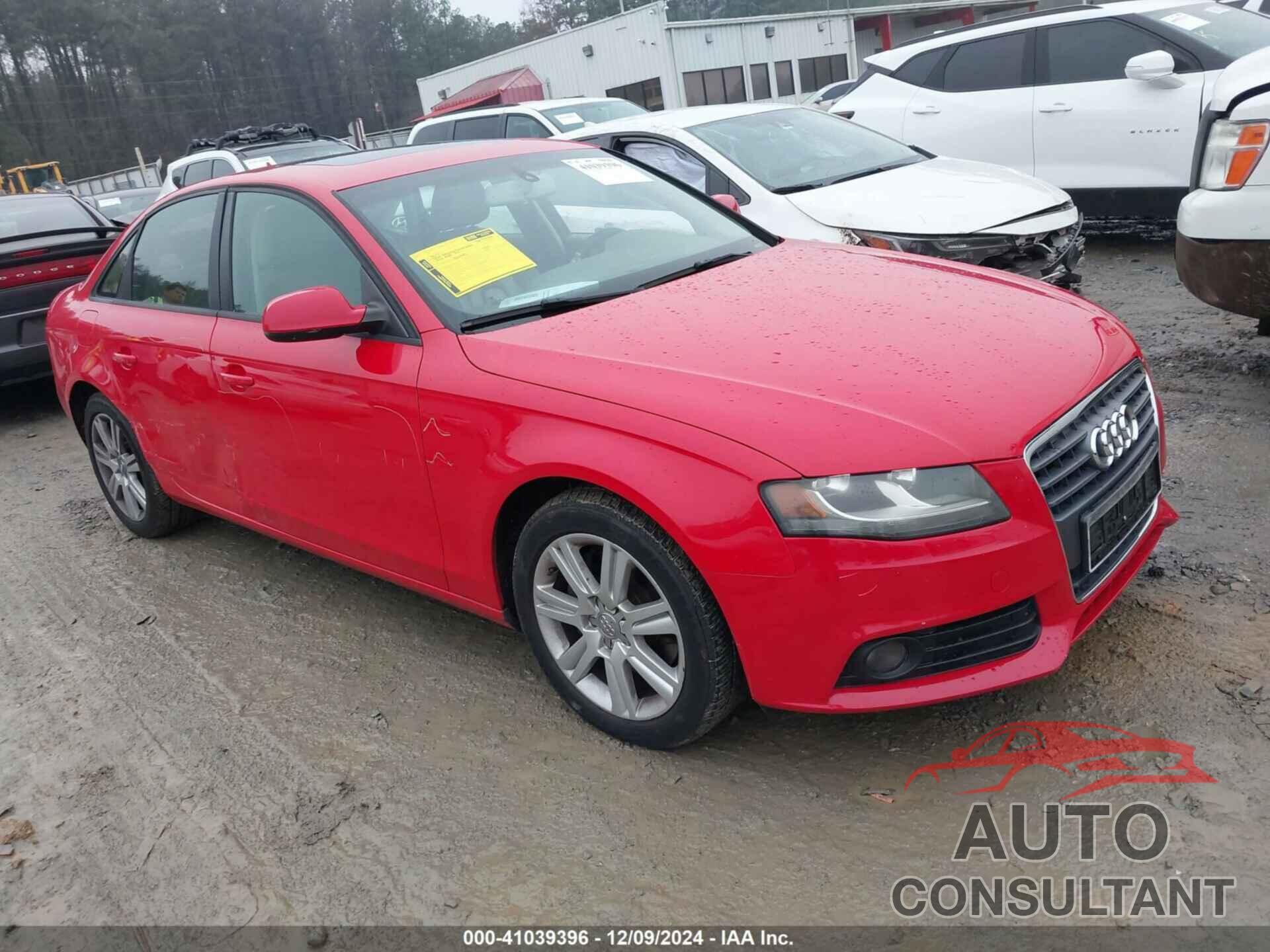 AUDI A4 2010 - WAUAFAFL9AN027256