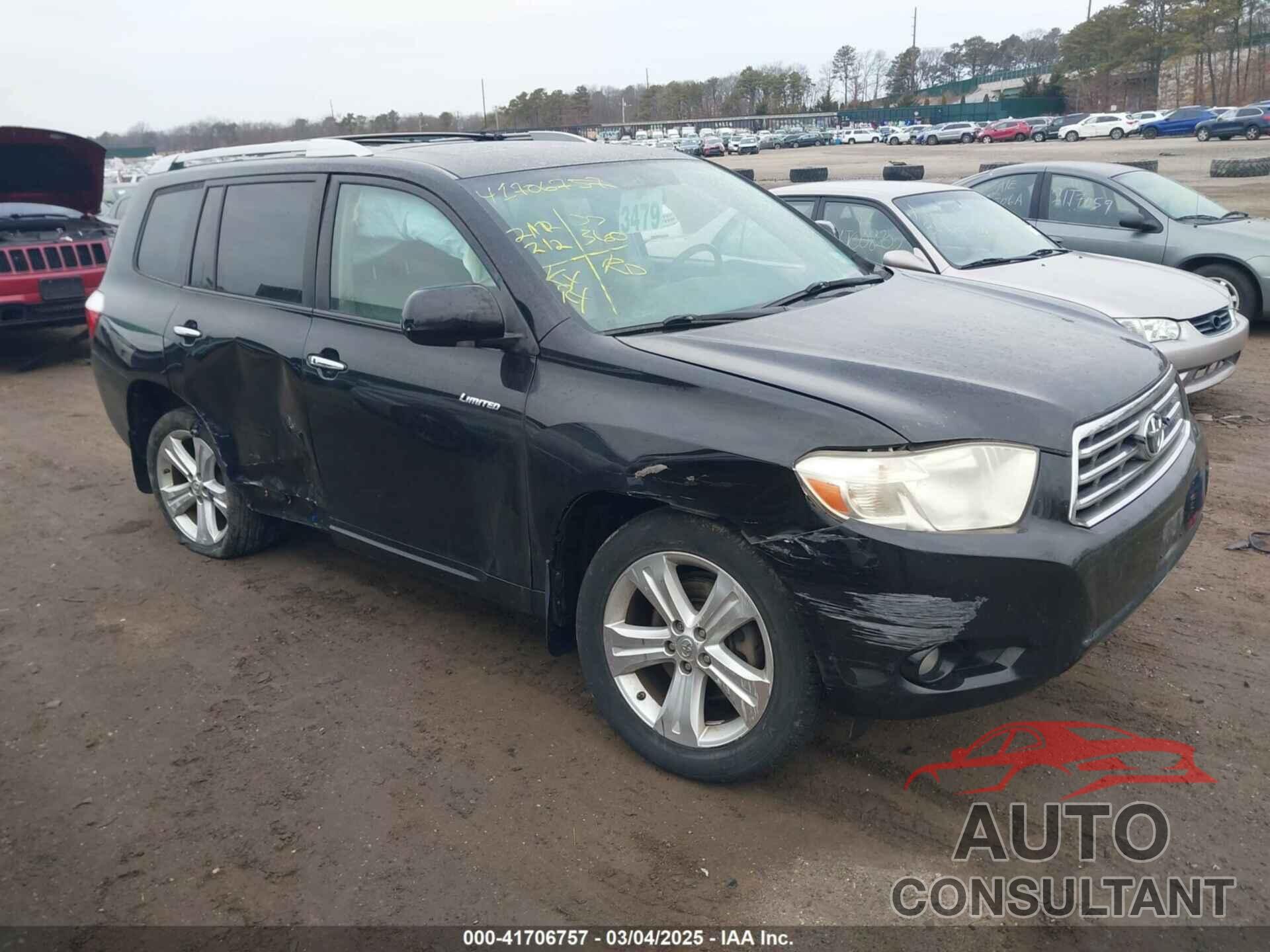 TOYOTA HIGHLANDER 2010 - JTEDK3EH0A2167651
