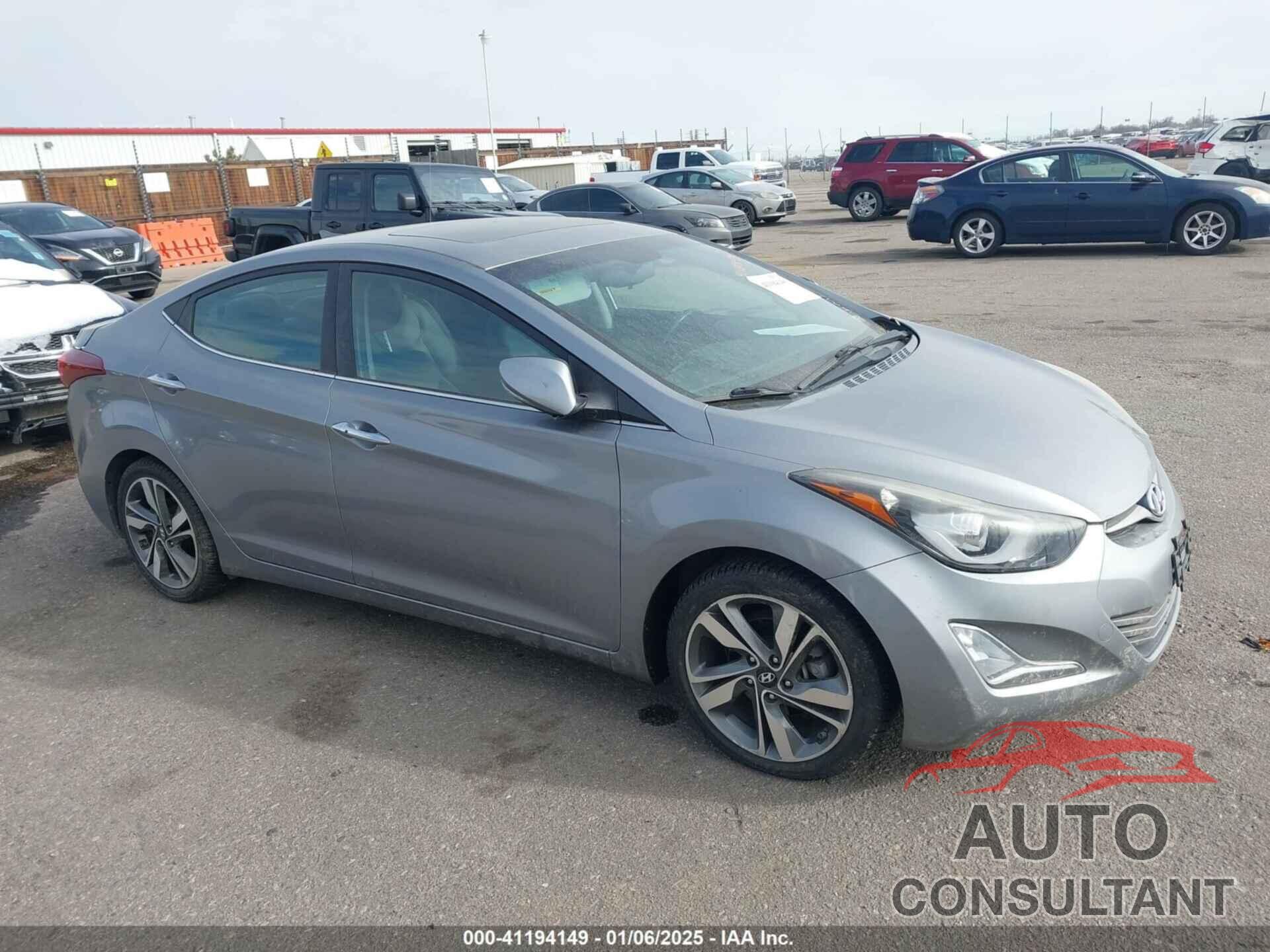 HYUNDAI ELANTRA 2014 - KMHDH4AE4EU065635