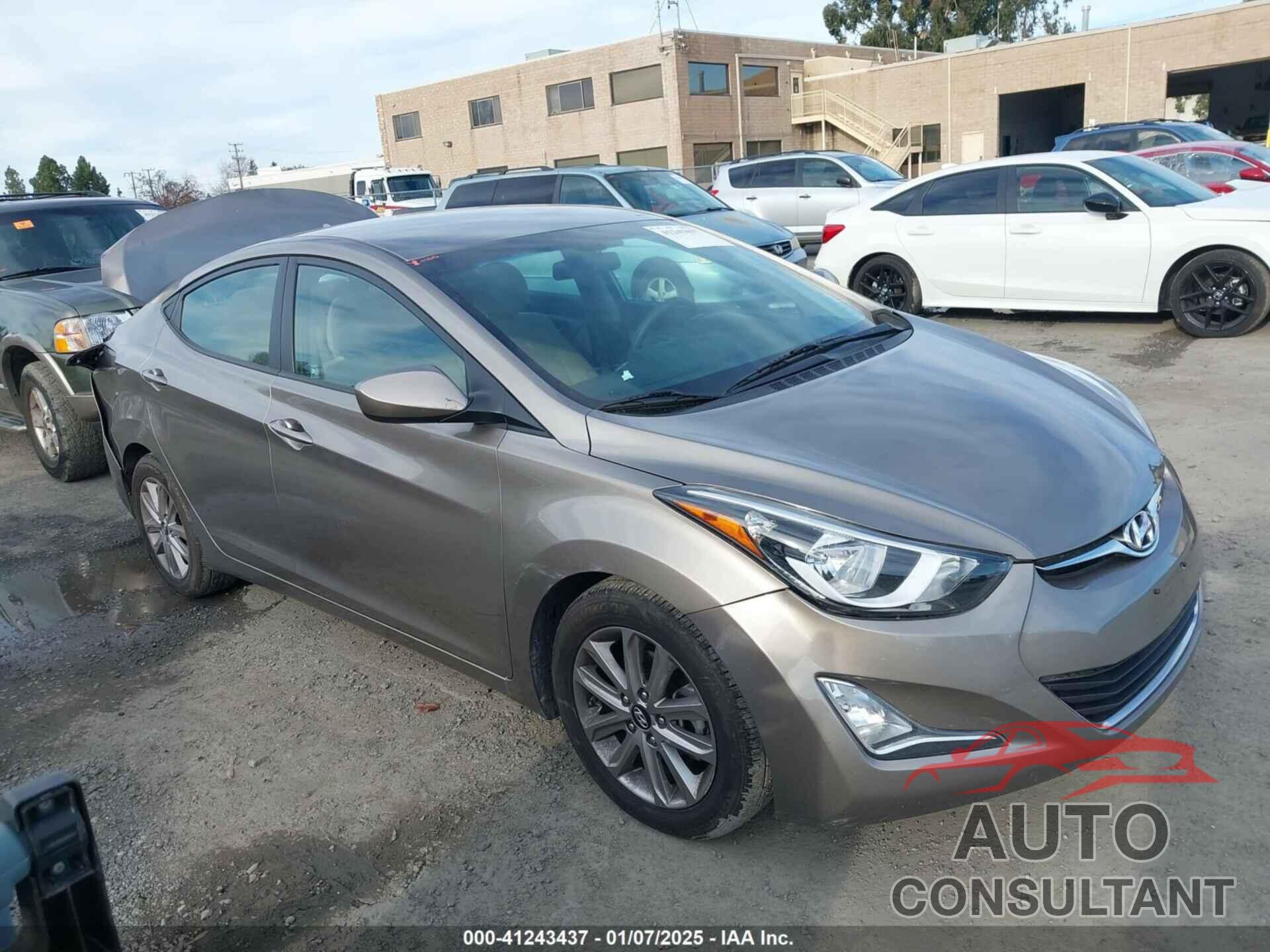 HYUNDAI ELANTRA 2014 - 5NPDH4AE4EH492862