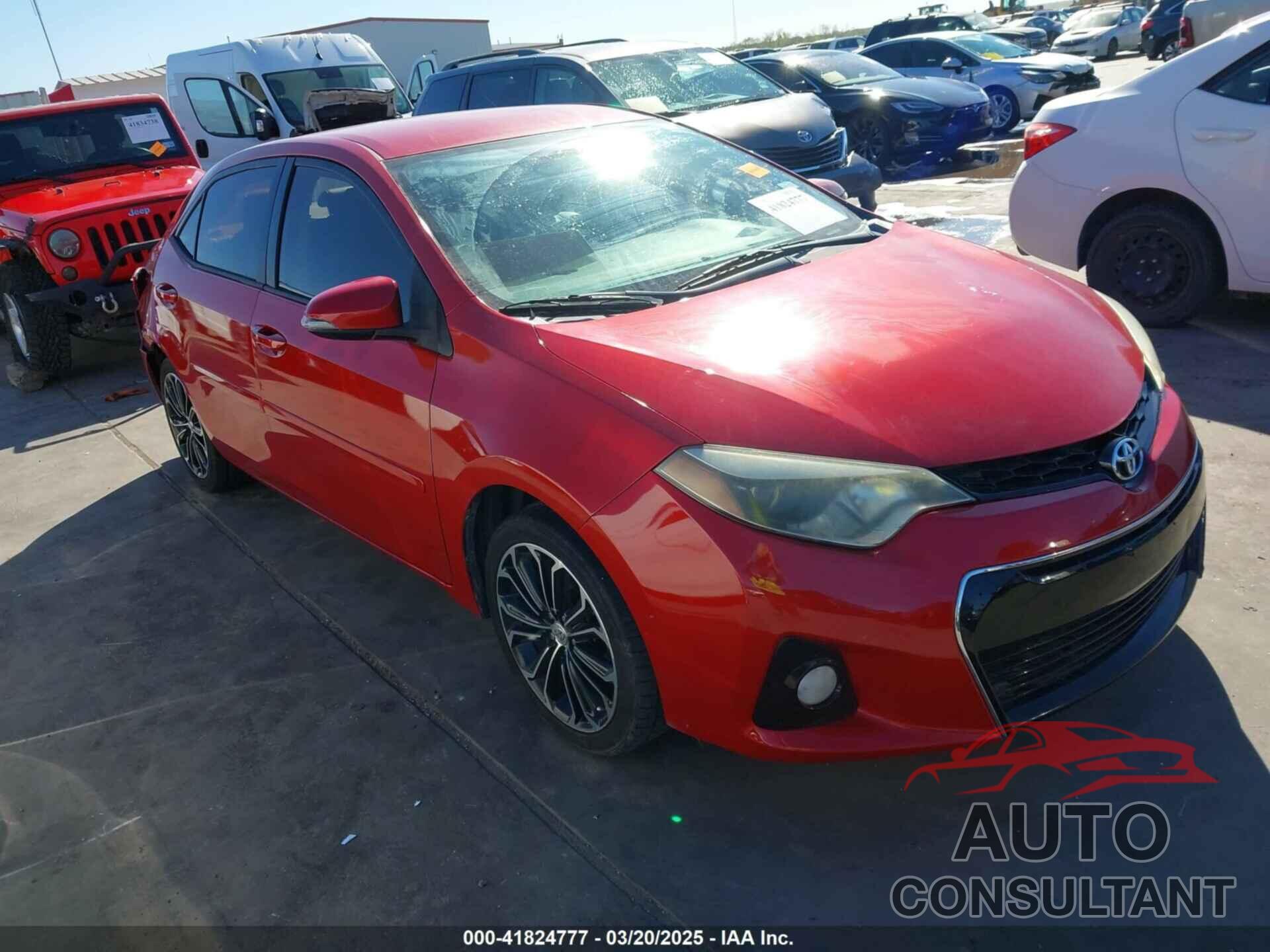 TOYOTA COROLLA 2015 - 5YFBURHE3FP282103