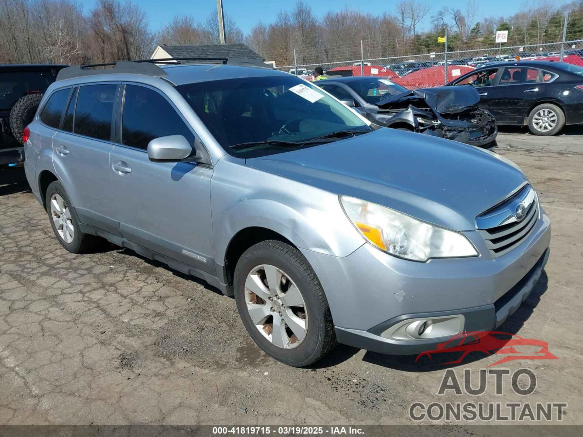 SUBARU OUTBACK 2012 - 4S4BRBCC7C3284502