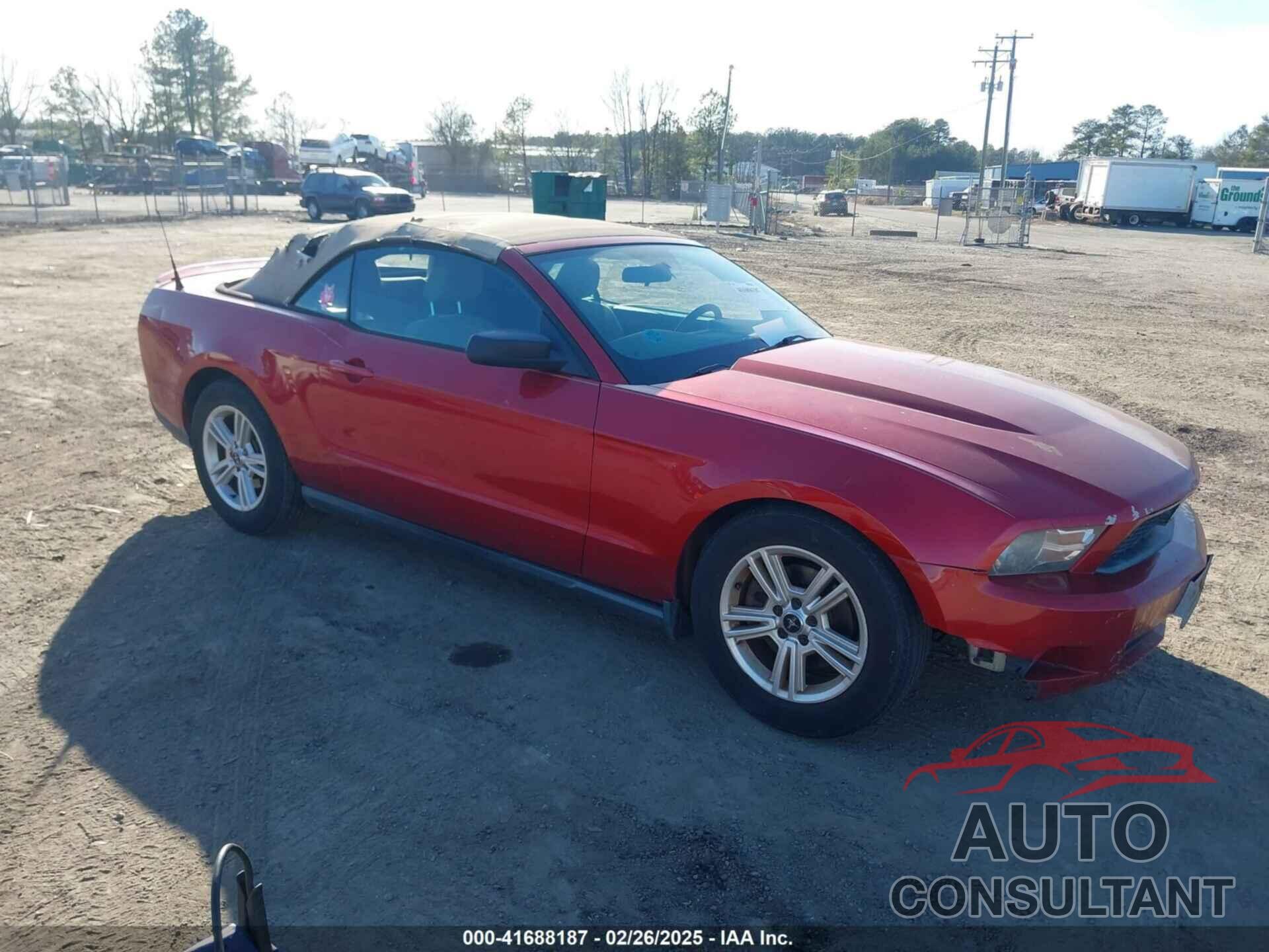 FORD MUSTANG 2012 - 1ZVBP8EM4C5203508
