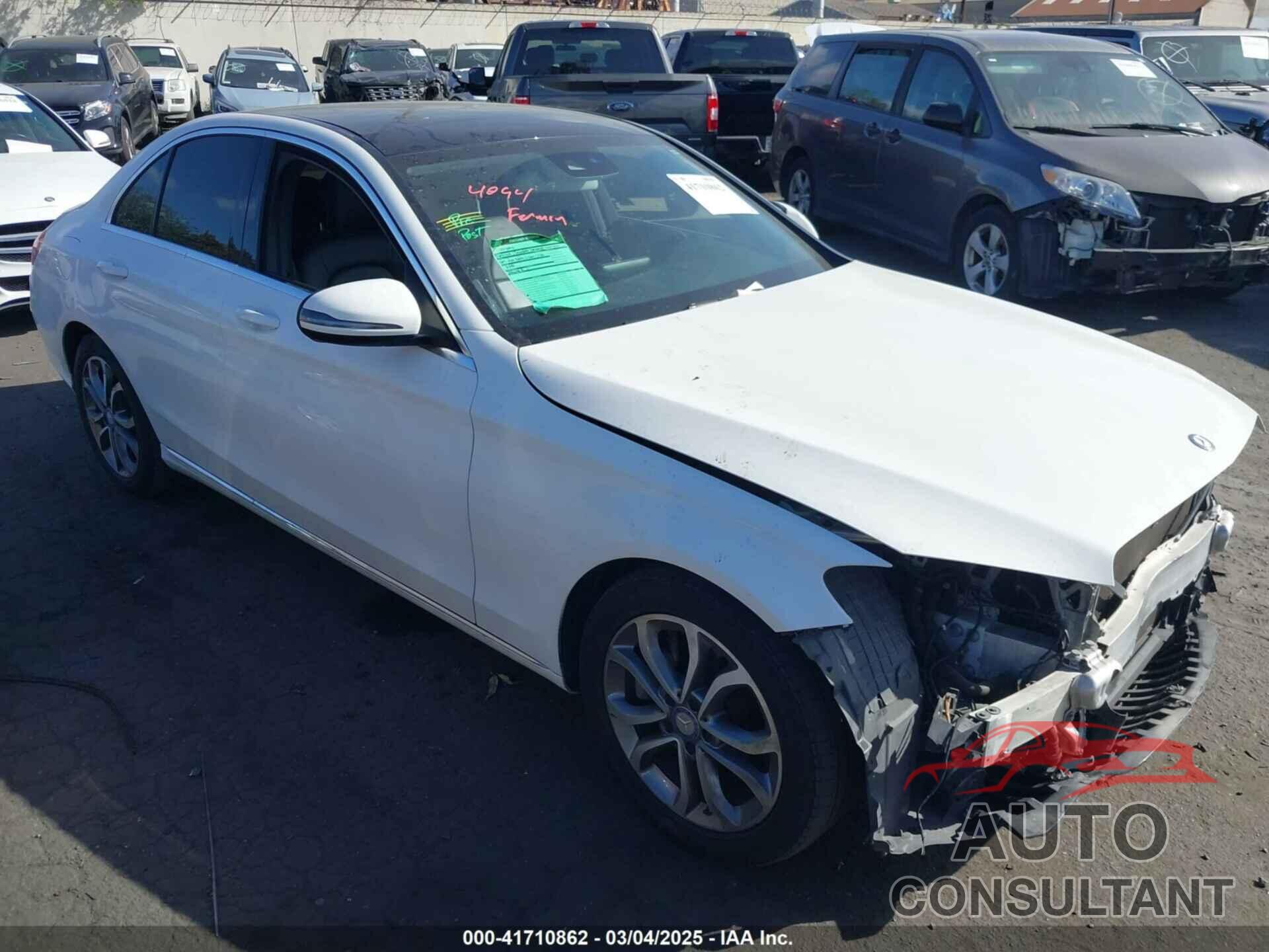 MERCEDES-BENZ C 300 2017 - 55SWF4JB4HU204439