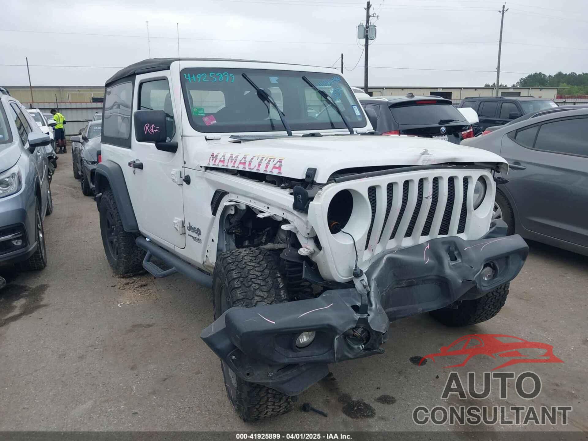 JEEP WRANGLER 2018 - 1C4GJXAG4JW307122