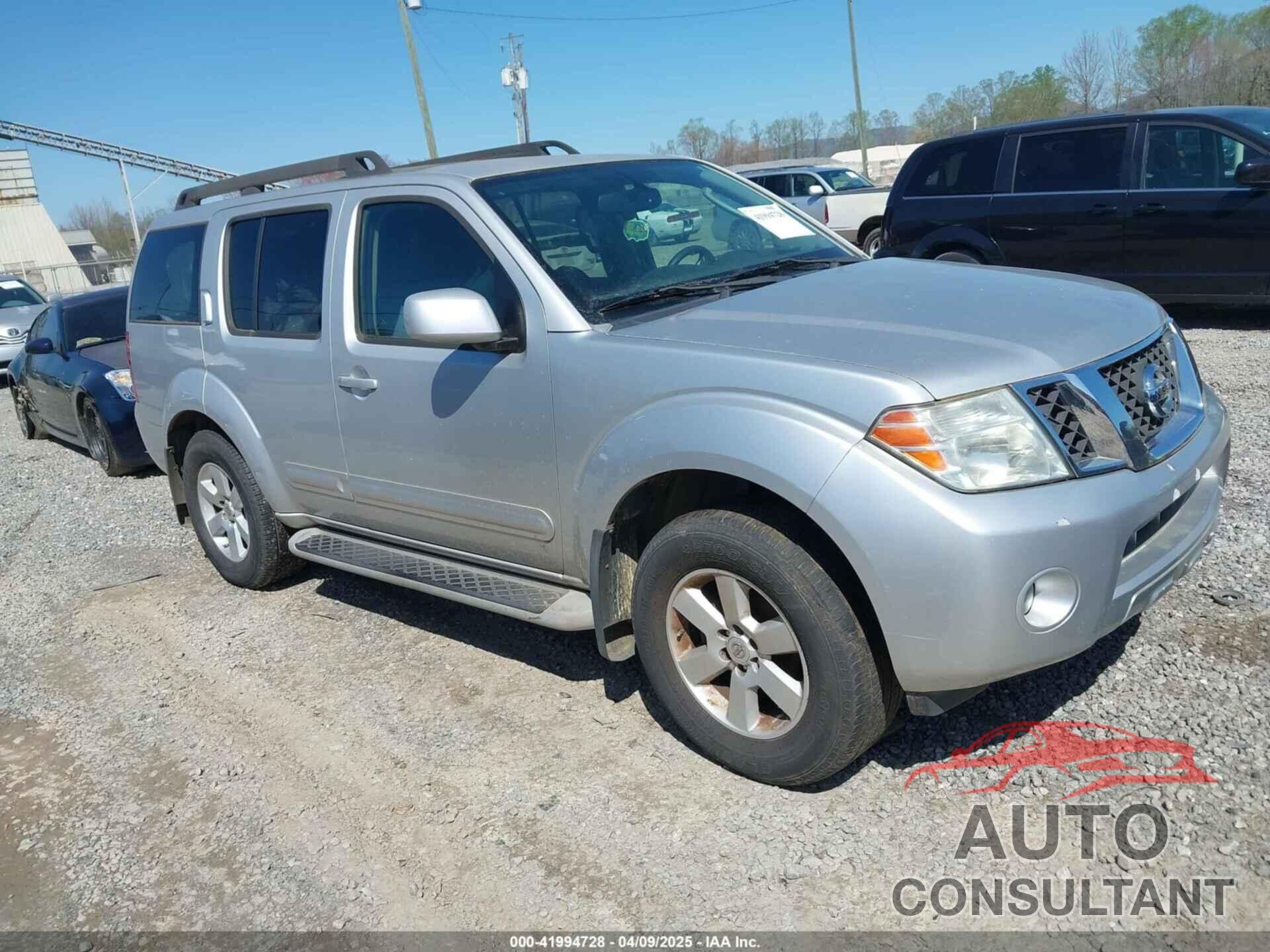 NISSAN PATHFINDER 2012 - 5N1AR1NB9CC625487