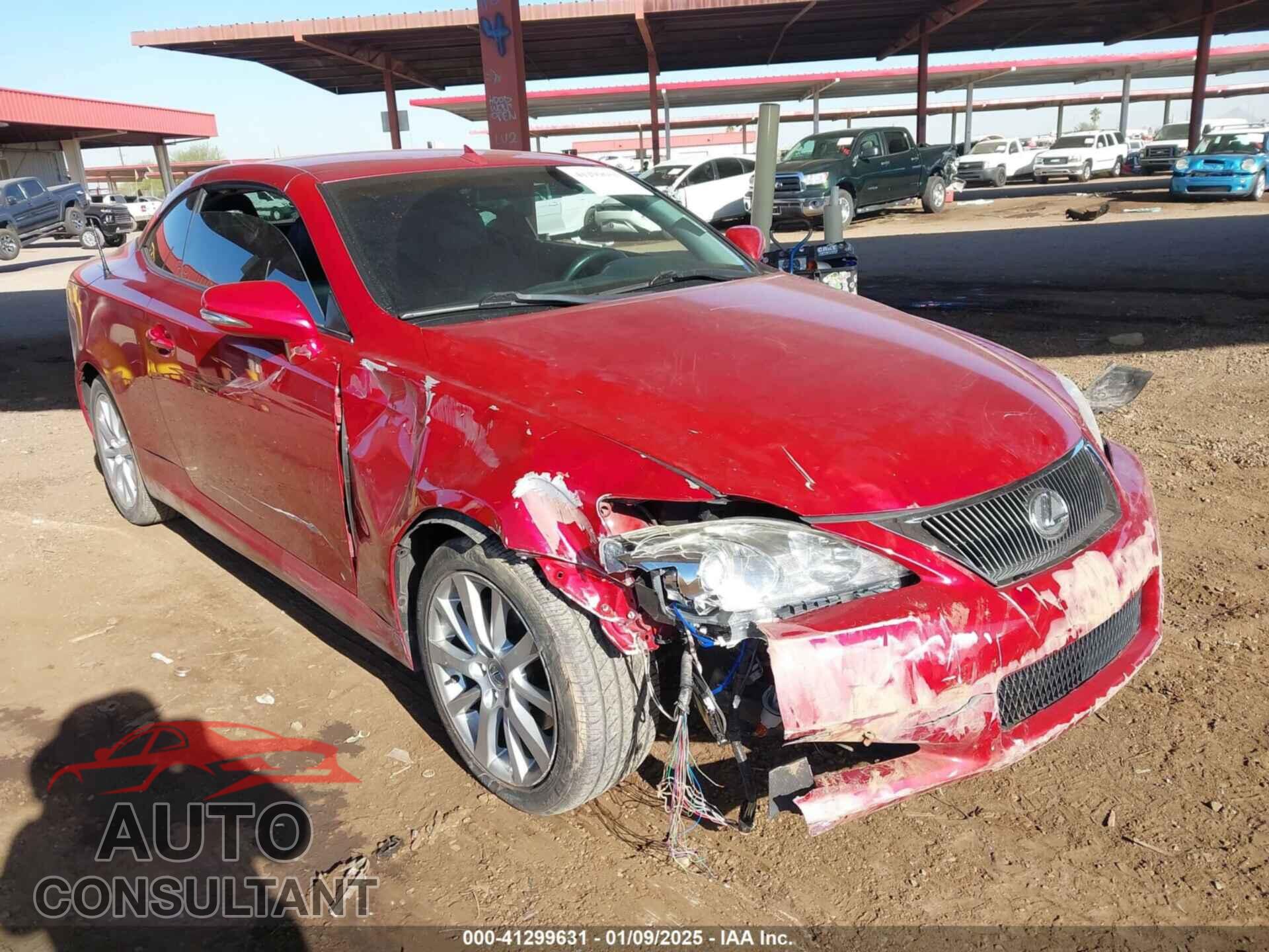 LEXUS IS 250C 2010 - JTHFF2C2XA2511737