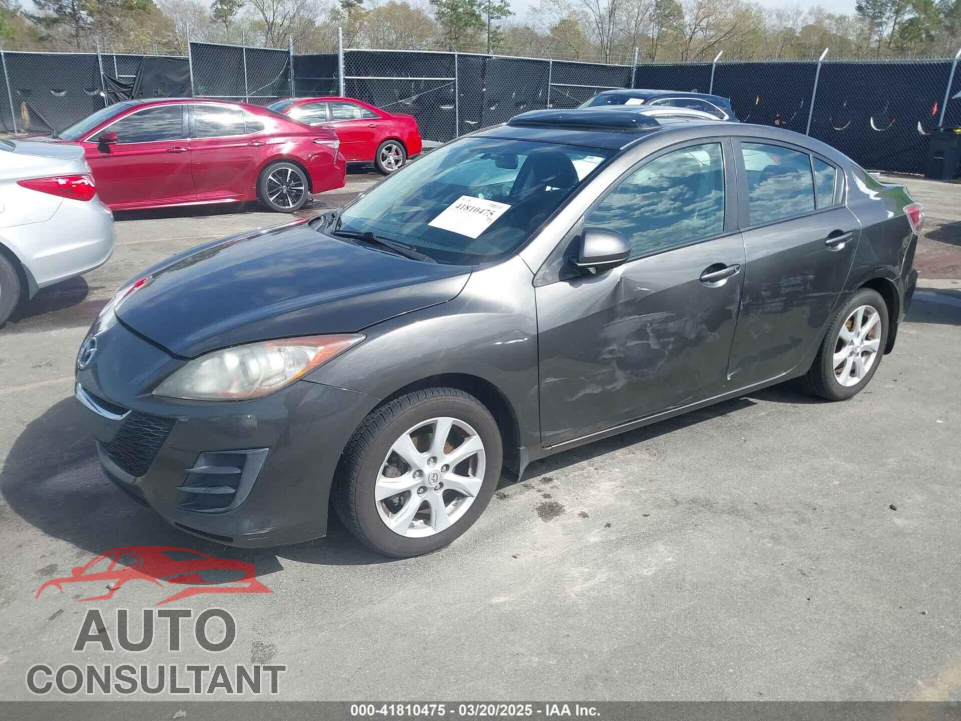 MAZDA MAZDA3 2010 - JM1BL1SF8A1230954