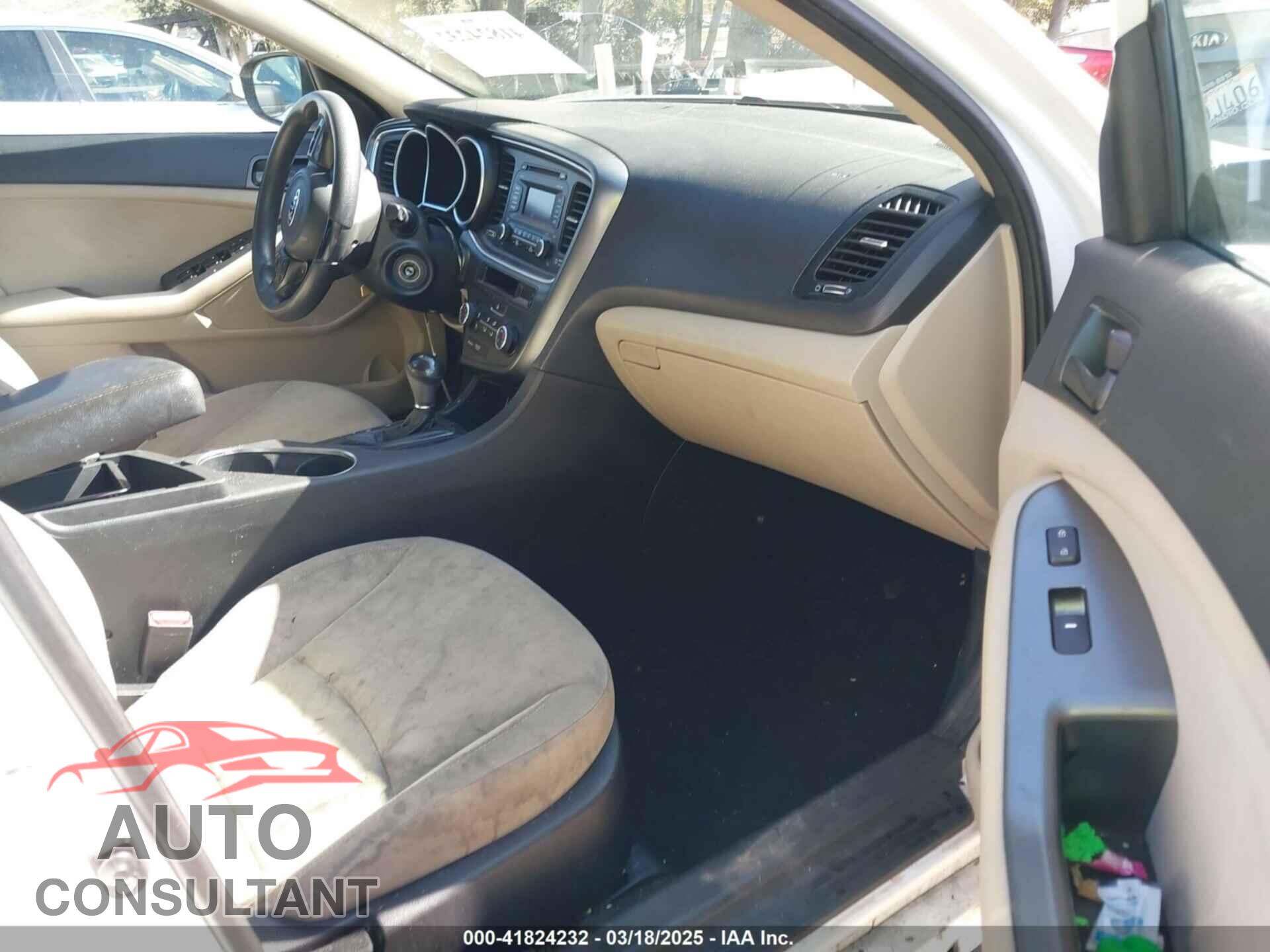 KIA OPTIMA 2015 - KNAGM4A72F5616233