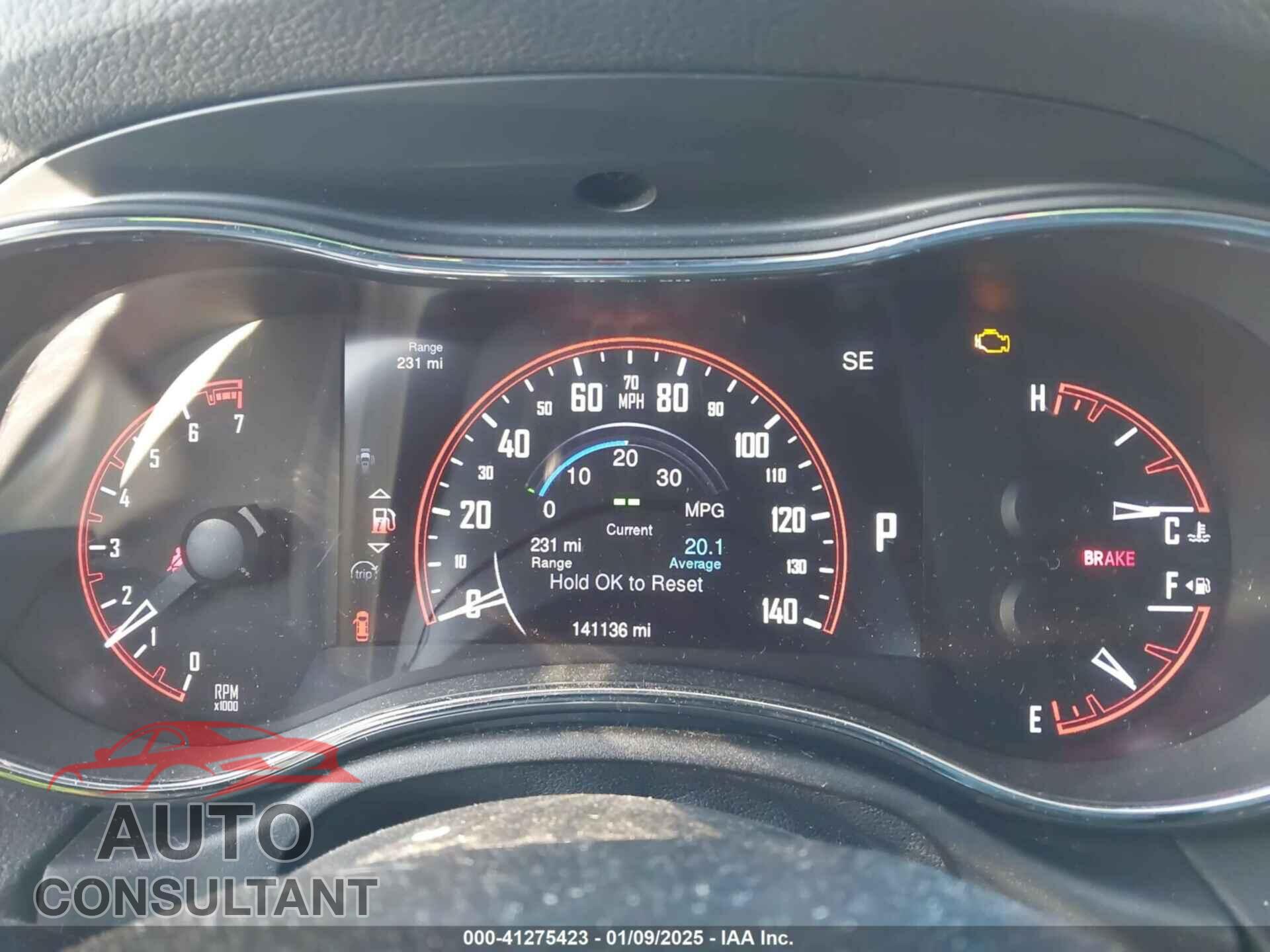 DODGE DURANGO 2015 - 1C4RDJEG0FC745829