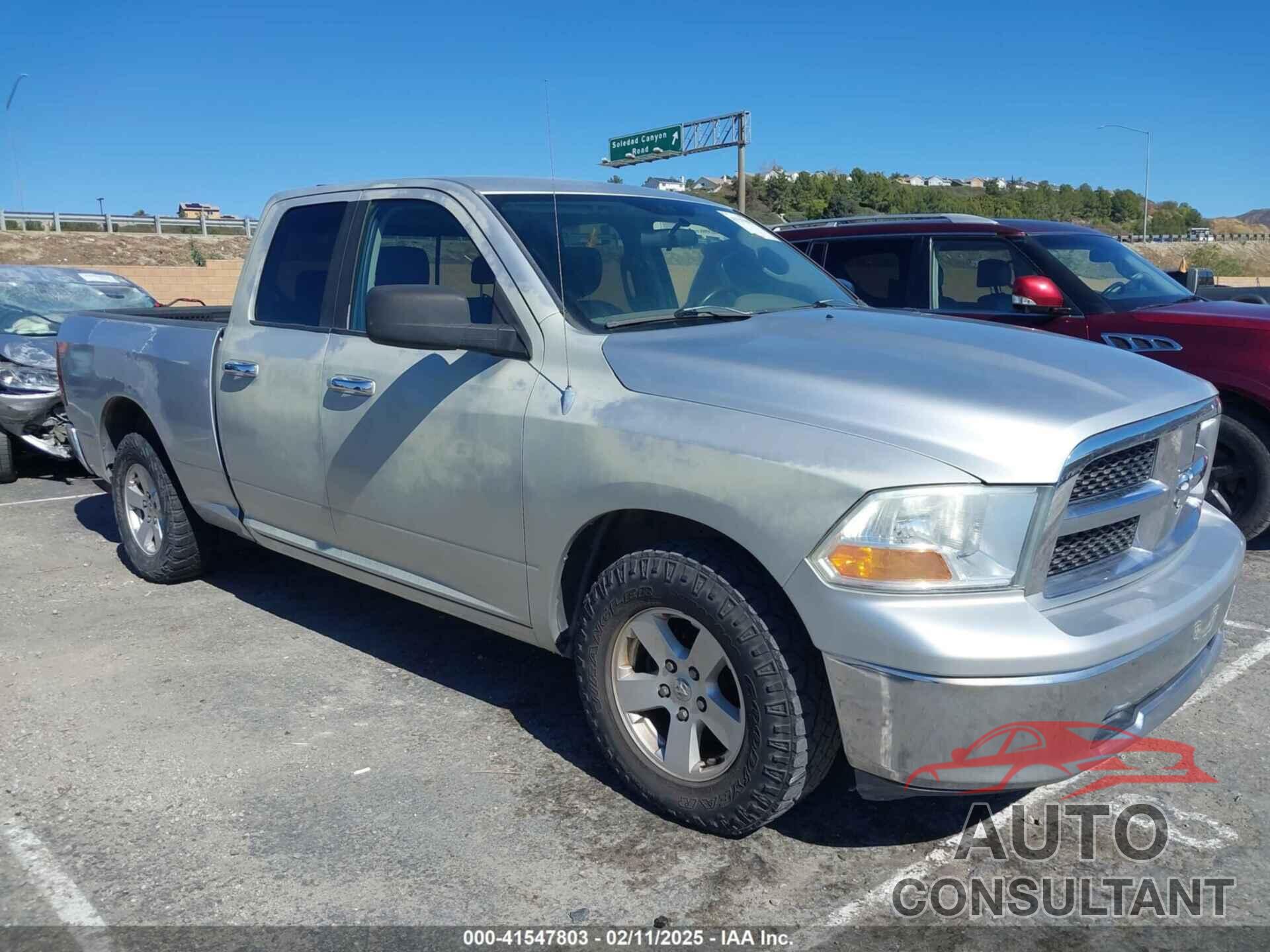 DODGE RAM 1500 2010 - 1D7RB1GP7AS101591