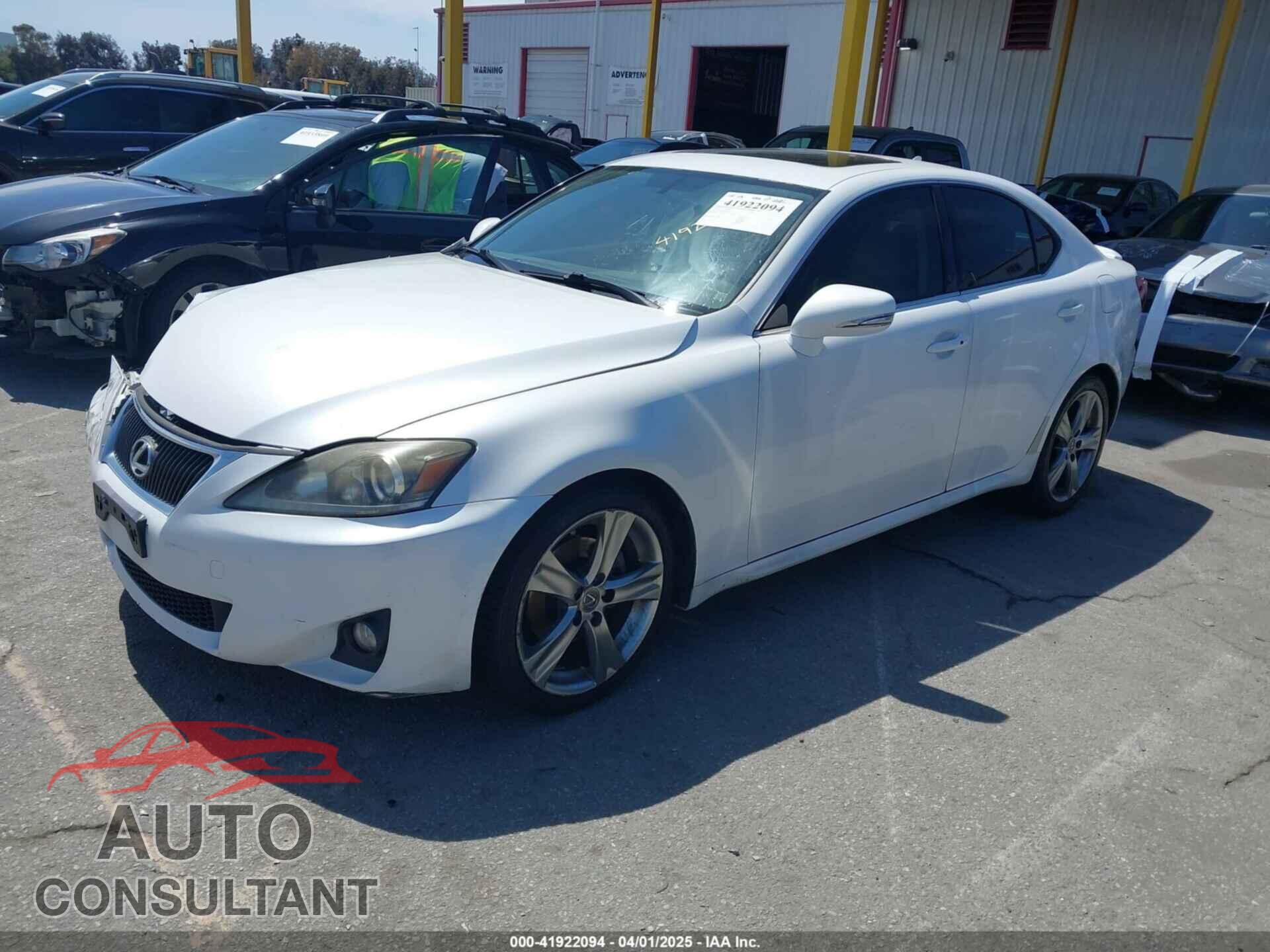 LEXUS IS 250 2013 - JTHBF5C29D5185531