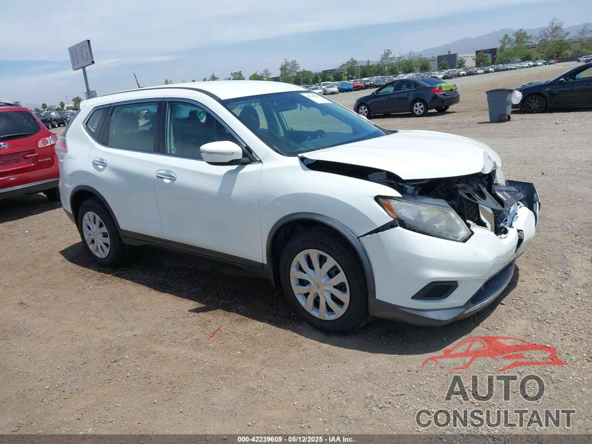 NISSAN ROGUE 2015 - KNMAT2MT7FP588765