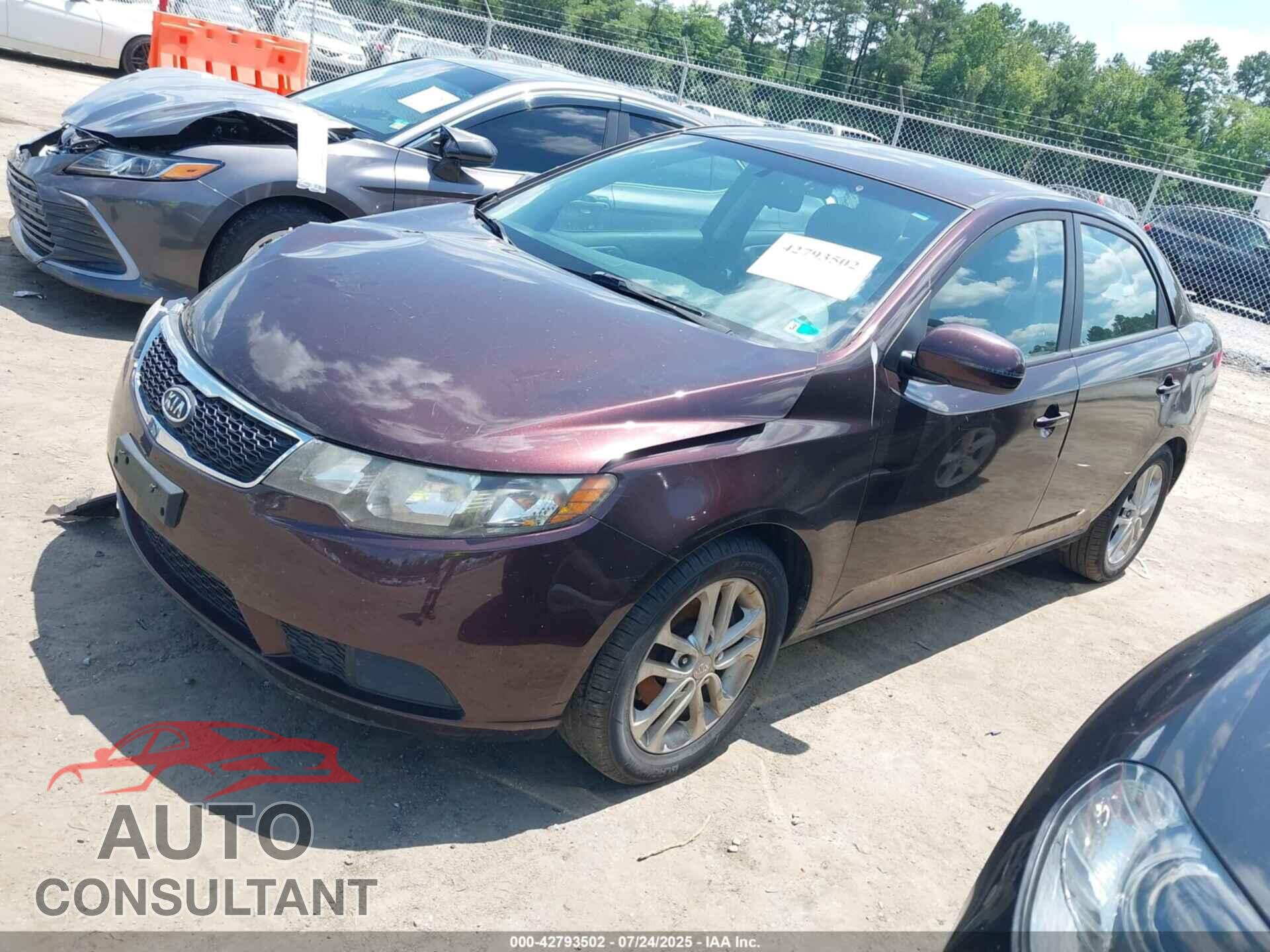 KIA FORTE 2011 - KNAFU4A29B5396356