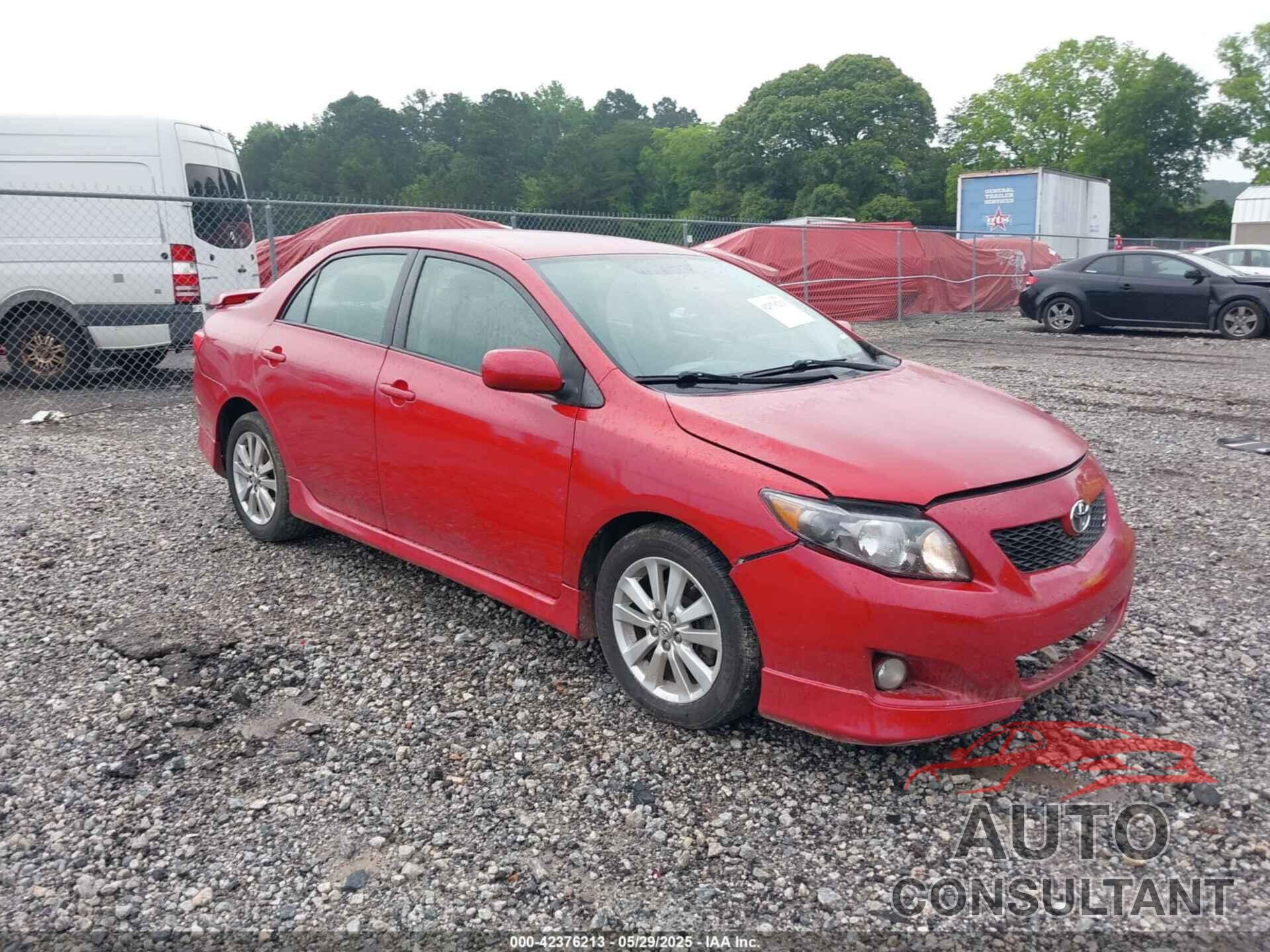 TOYOTA COROLLA 2009 - 1NXBU40E99Z095370