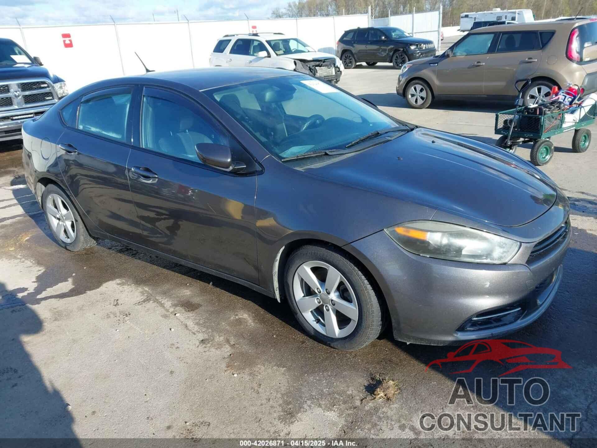 DODGE DART 2015 - 1C3CDFBB9FD330289